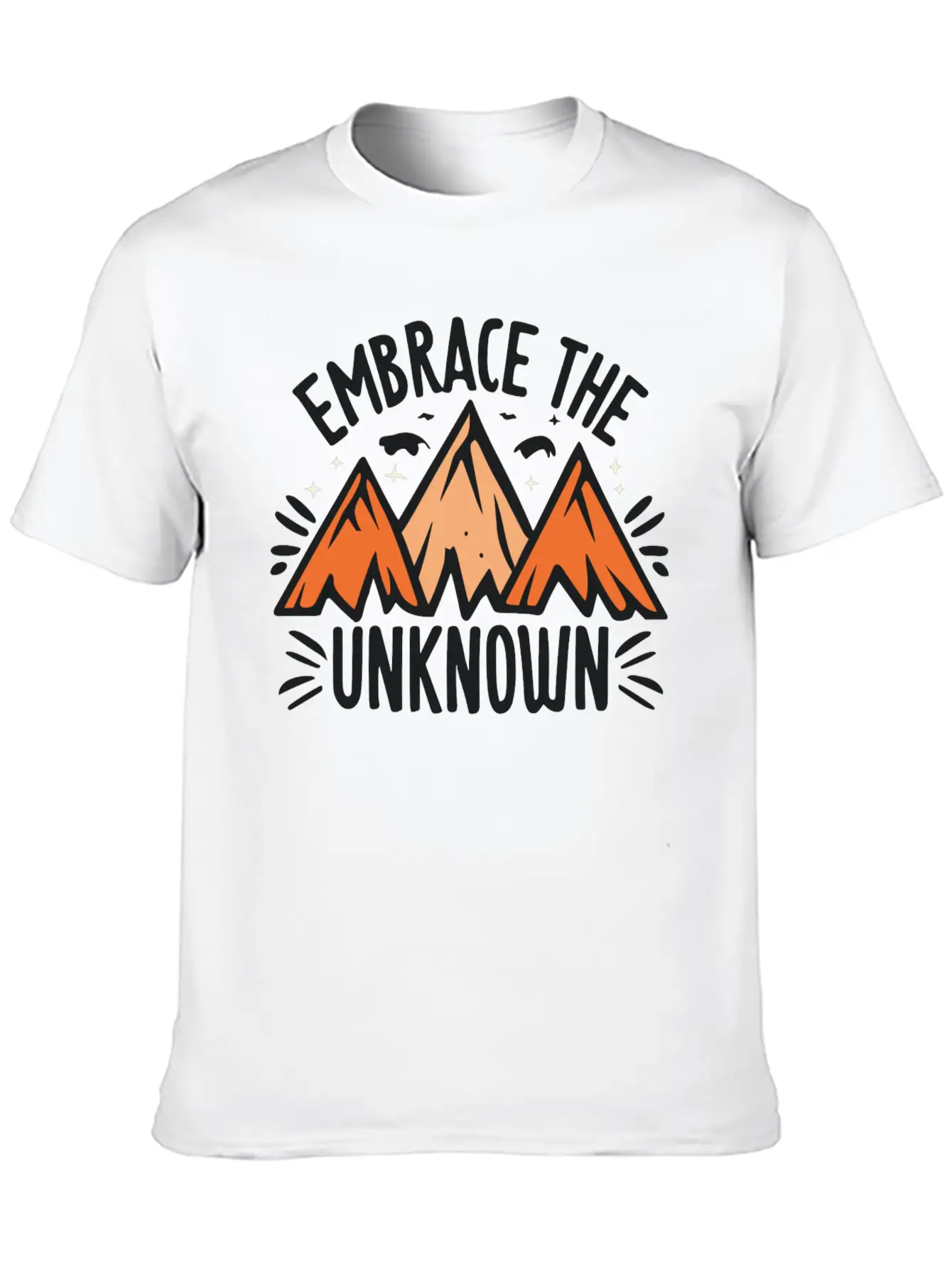 Embrace The Unknown Basic Graphic T-Shirt – Daily Comfort In Soft Cotton