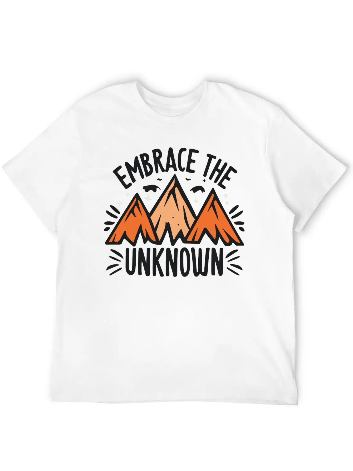 Embrace The Unknown Basic Graphic T-Shirt – Daily Comfort In Soft Cotton