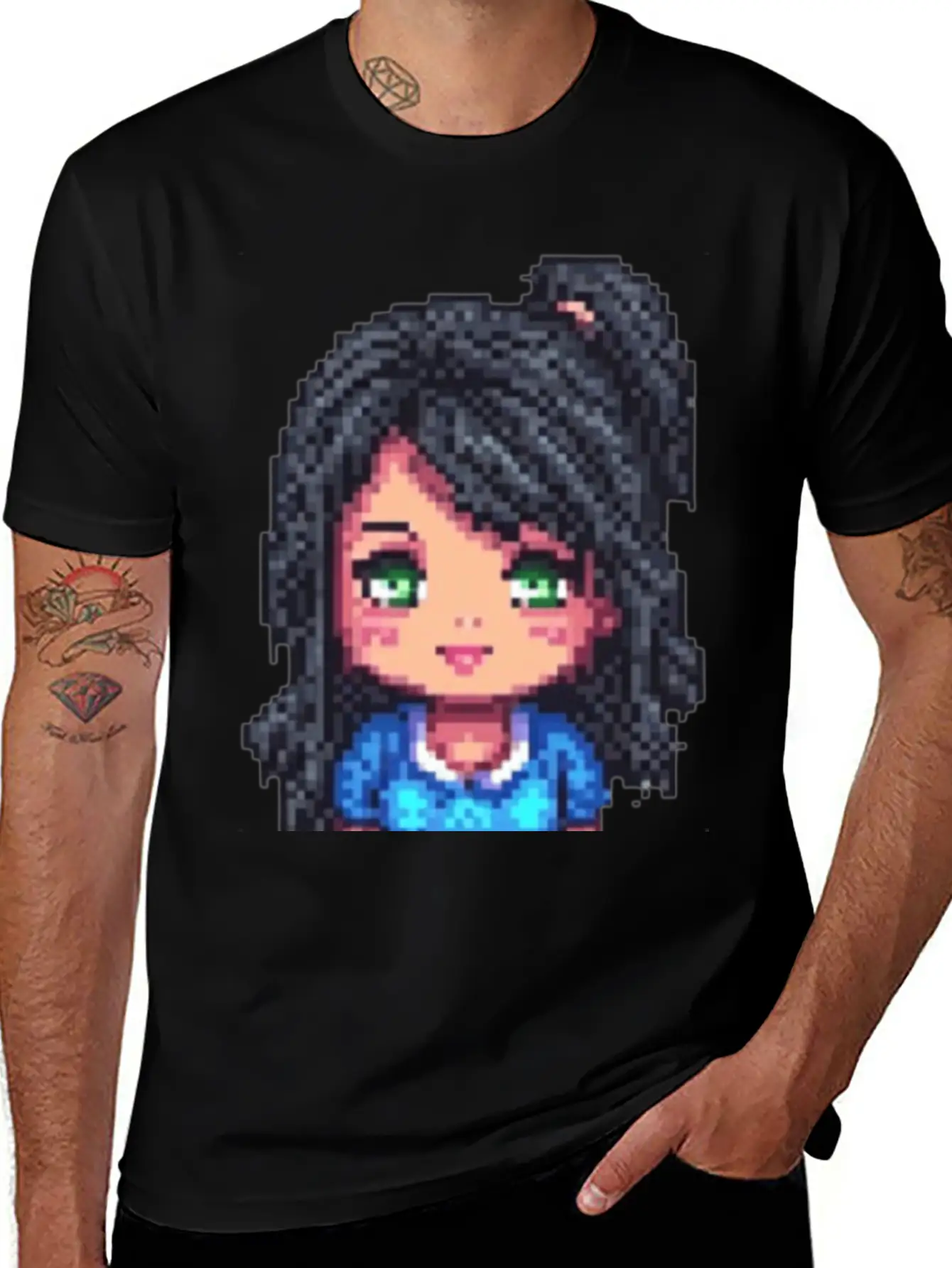 Emerald-Eyed Cutie Unisex Short Sleeve Soft Cotton T-Shirt – Casual Everyday Wear