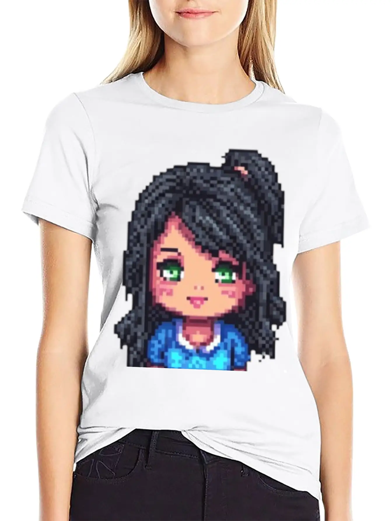 Emerald-Eyed Cutie Unisex Short Sleeve Soft Cotton T-Shirt – Casual Everyday Wear