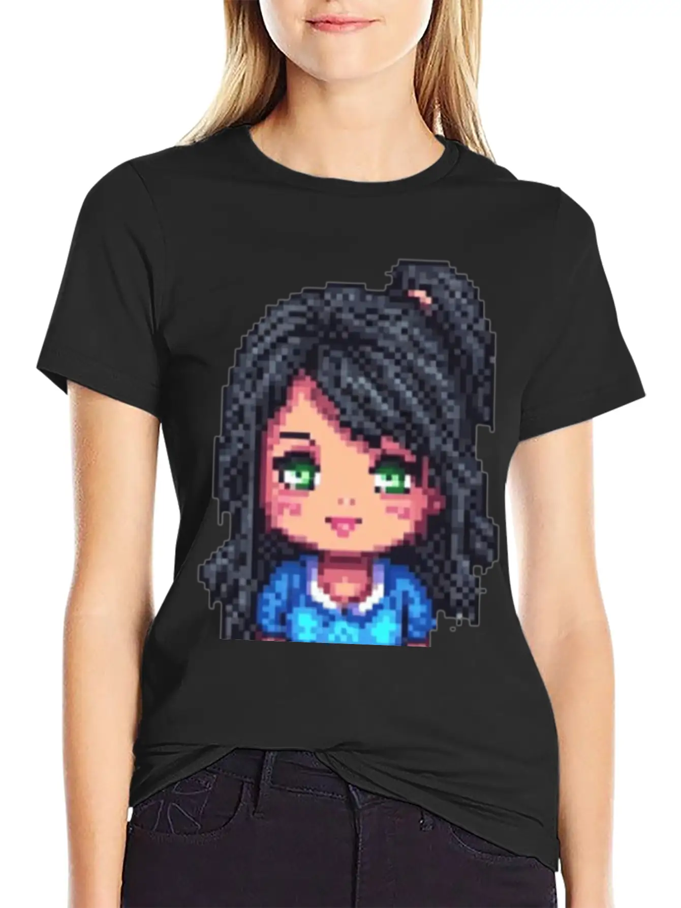Emerald-Eyed Cutie Unisex Short Sleeve Soft Cotton T-Shirt – Casual Everyday Wear
