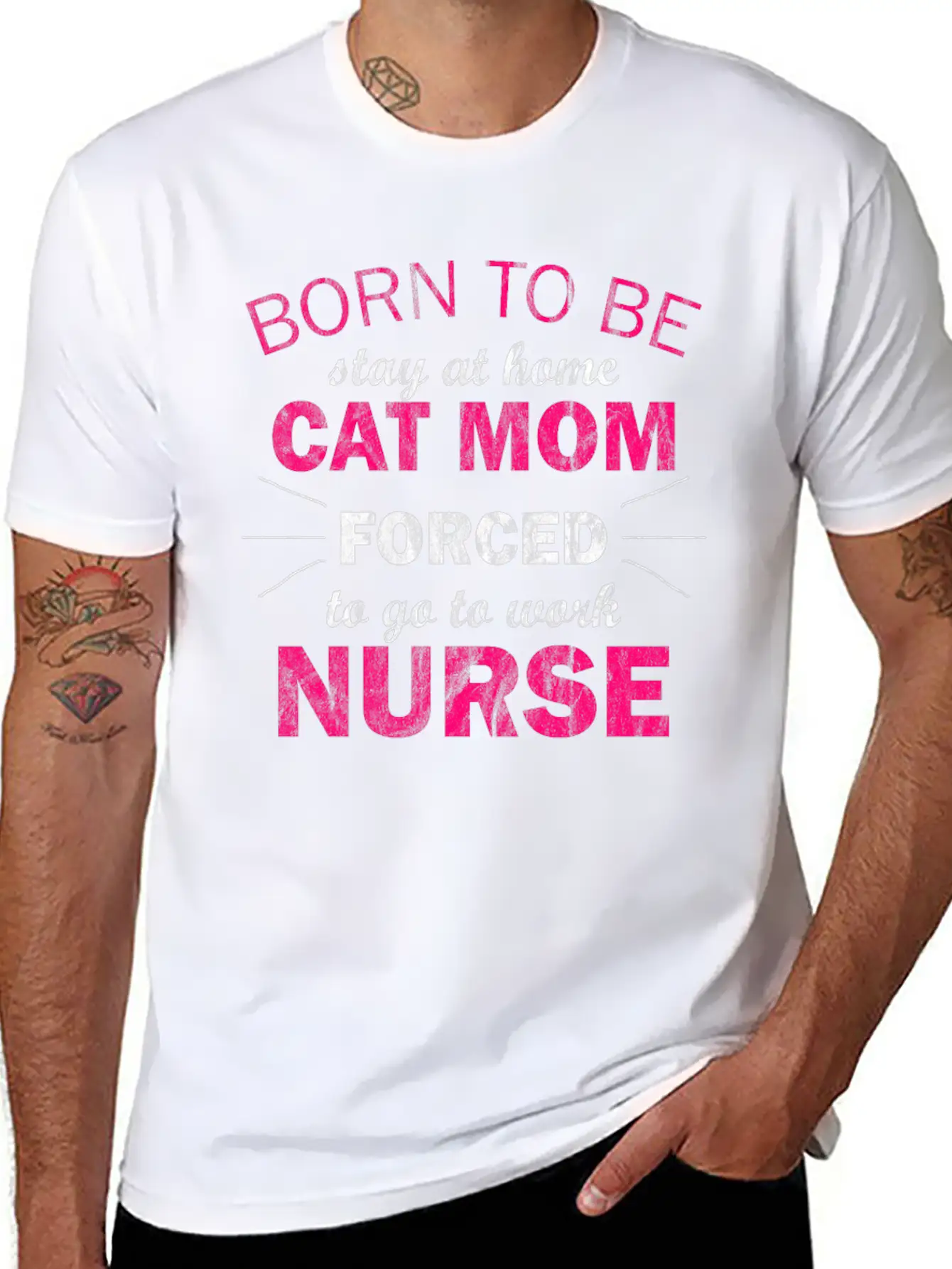 Emergency Room Nurse E.R. Nurse Male Nurse Unisex Short Sleeve Soft Cotton T-Shirt – Casual Everyday Wear