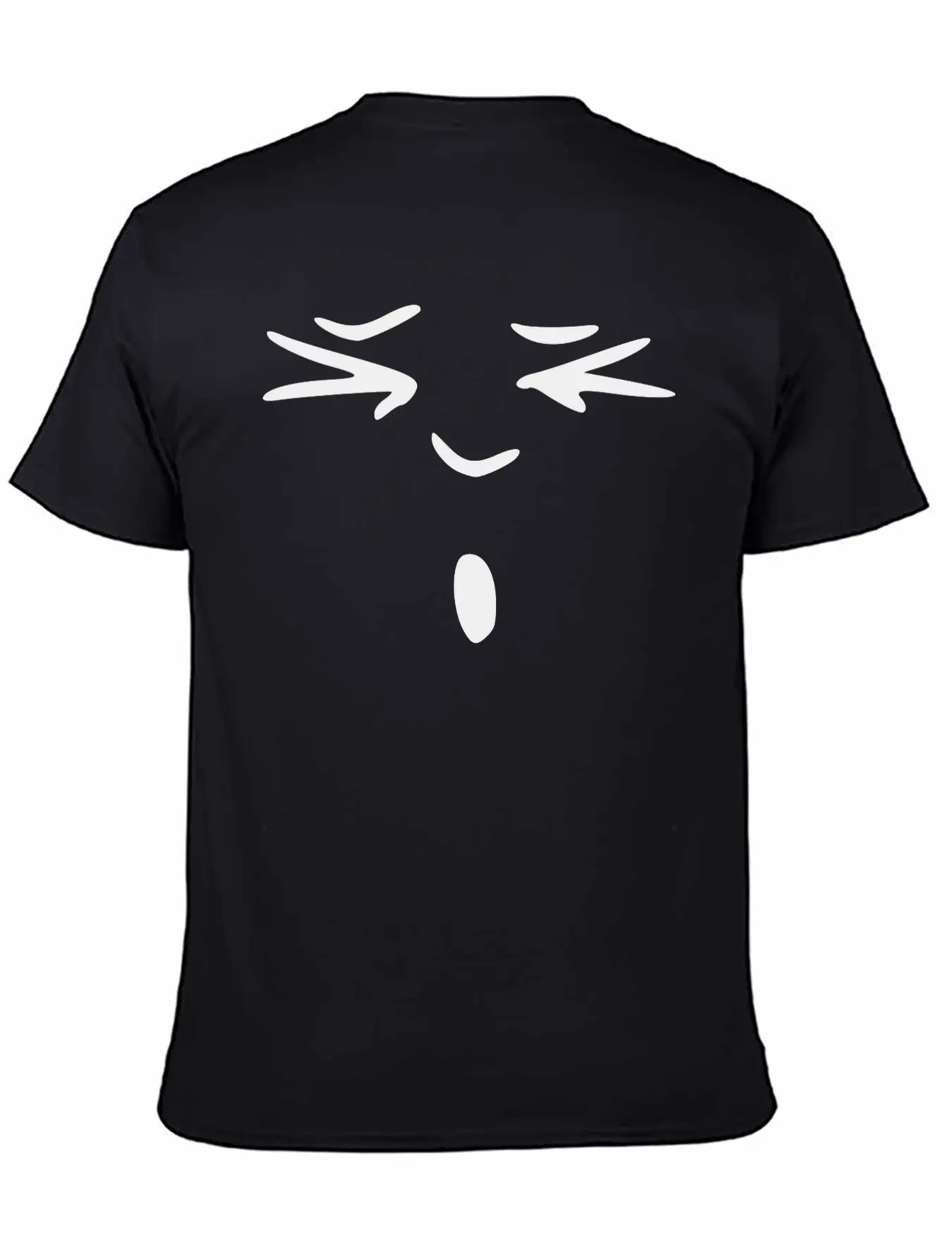 Emojis Sketch Amazed Unisex Short Sleeve Soft Cotton T-Shirt – Casual Everyday Wear