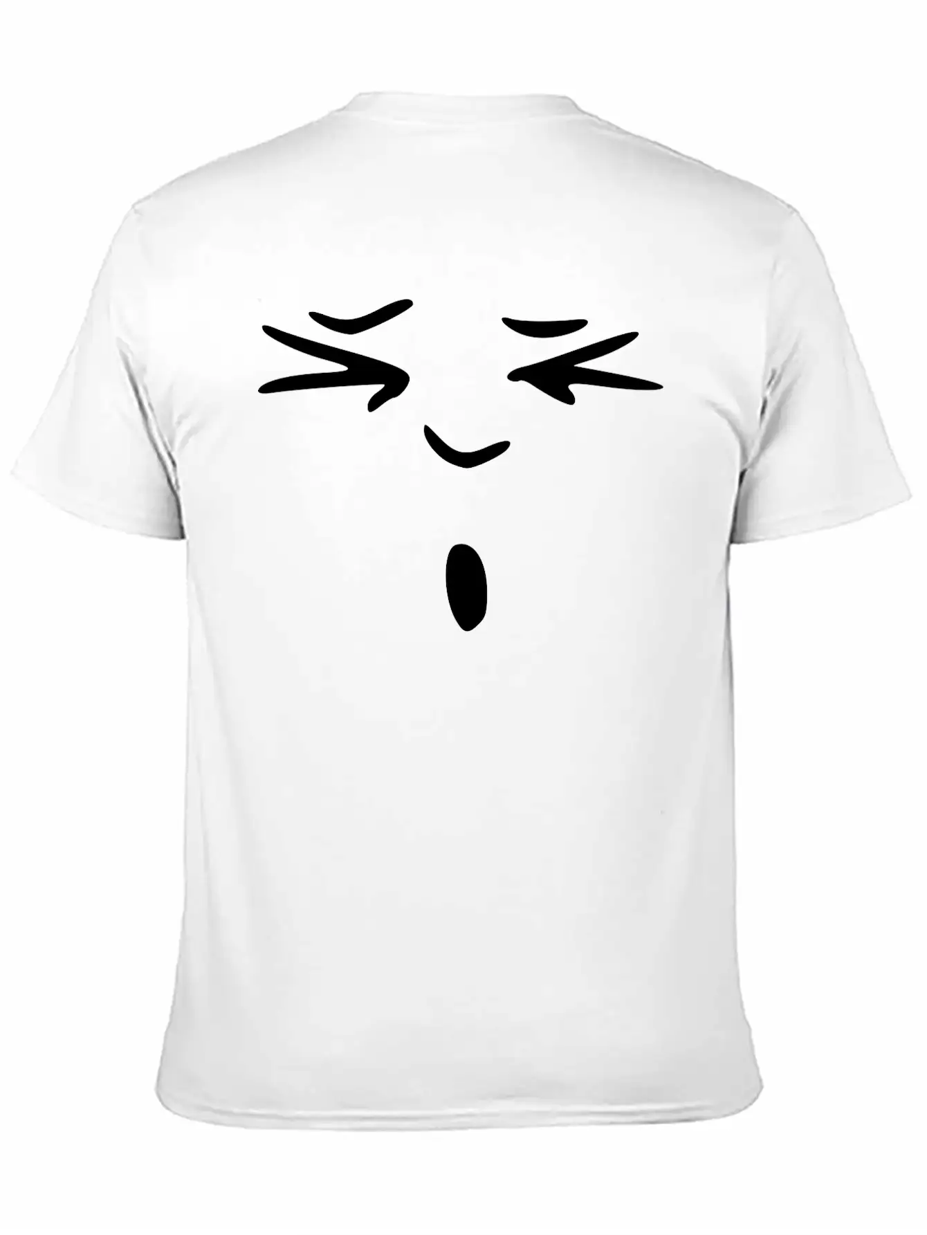 Emojis Sketch Amazed Unisex Short Sleeve Soft Cotton T-Shirt – Casual Everyday Wear