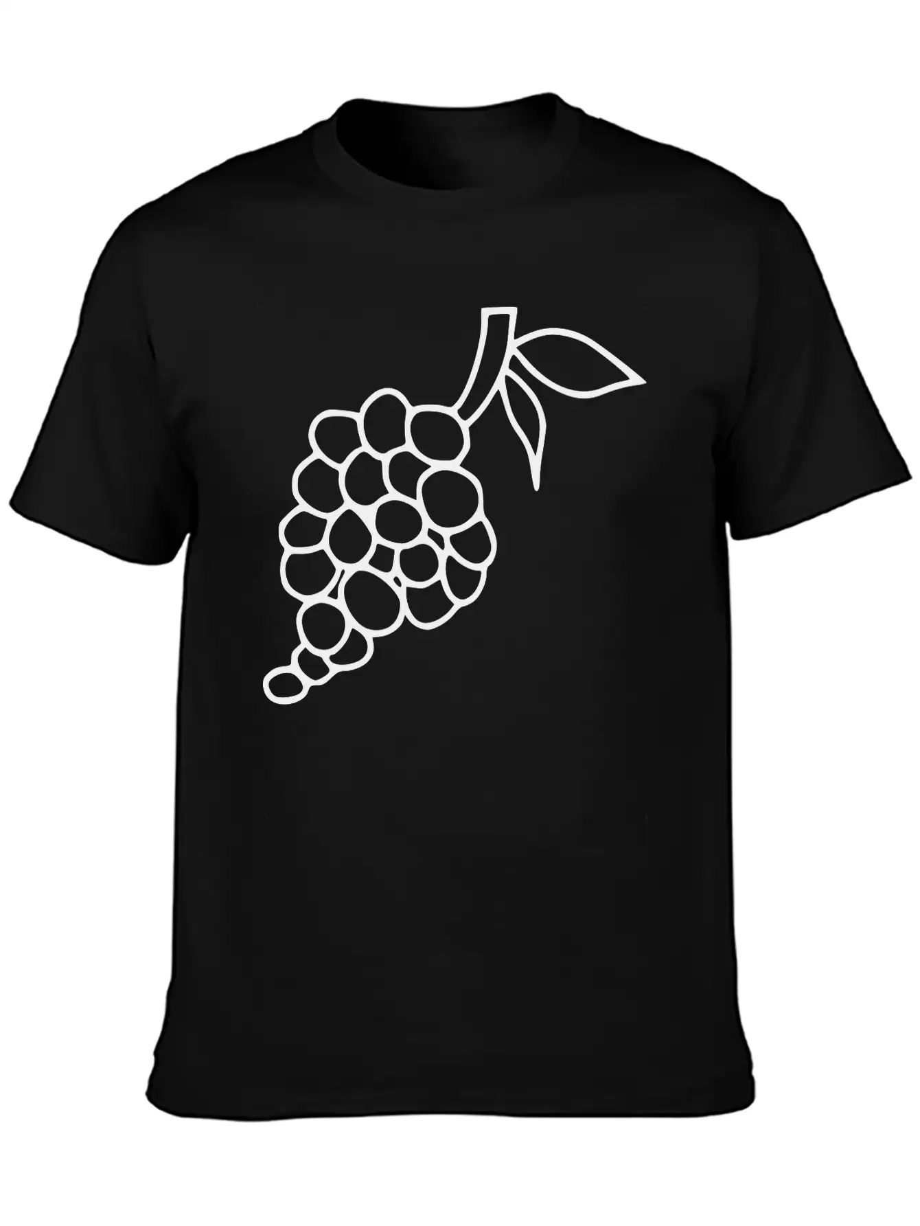 Emojis Sketch Grape Comfortable Minimalist Graphic Tee – Summer Style Essential