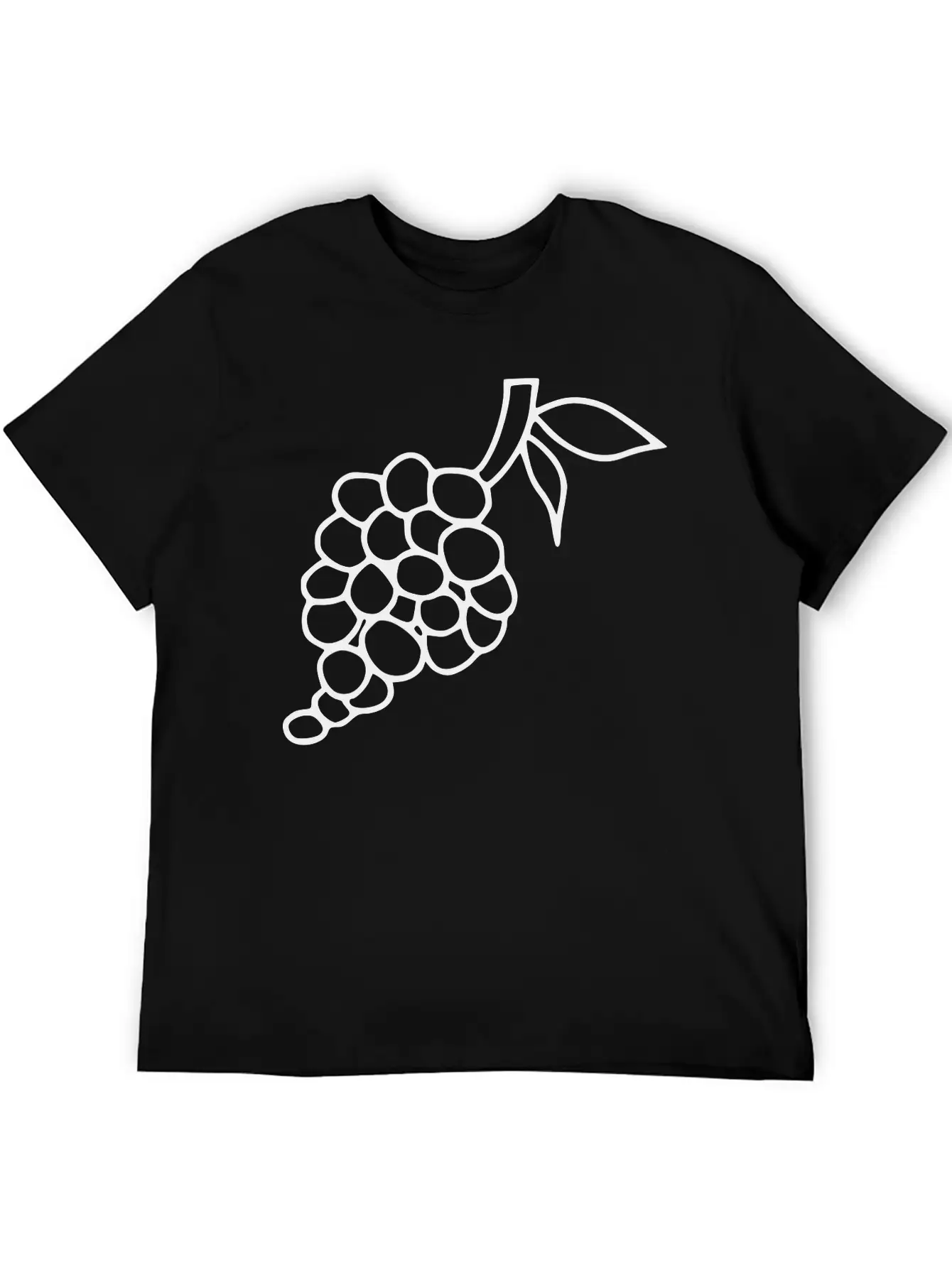 Emojis Sketch Grape Comfortable Minimalist Graphic Tee – Summer Style Essential