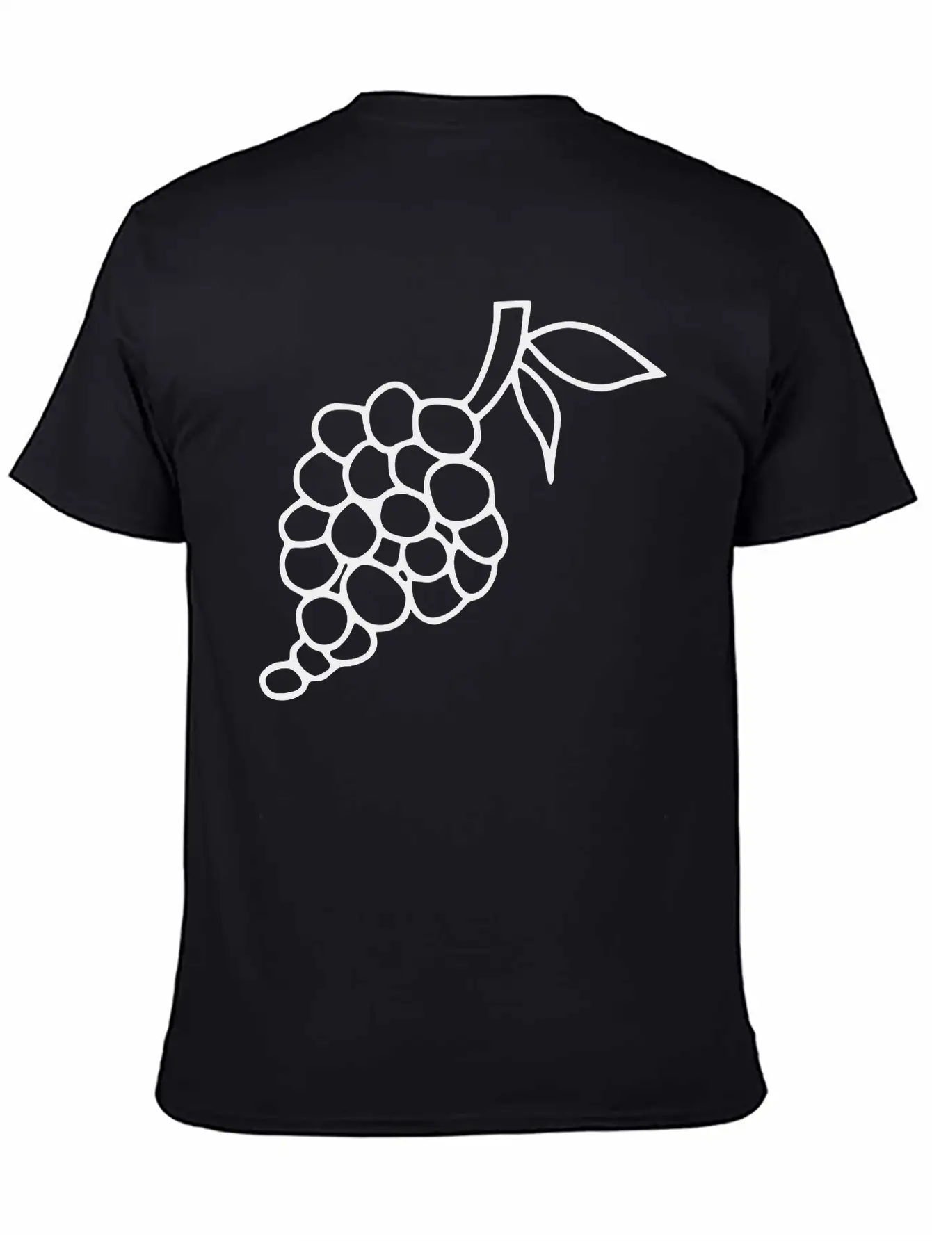 Emojis Sketch Grape Comfortable Minimalist Graphic Tee – Summer Style Essential