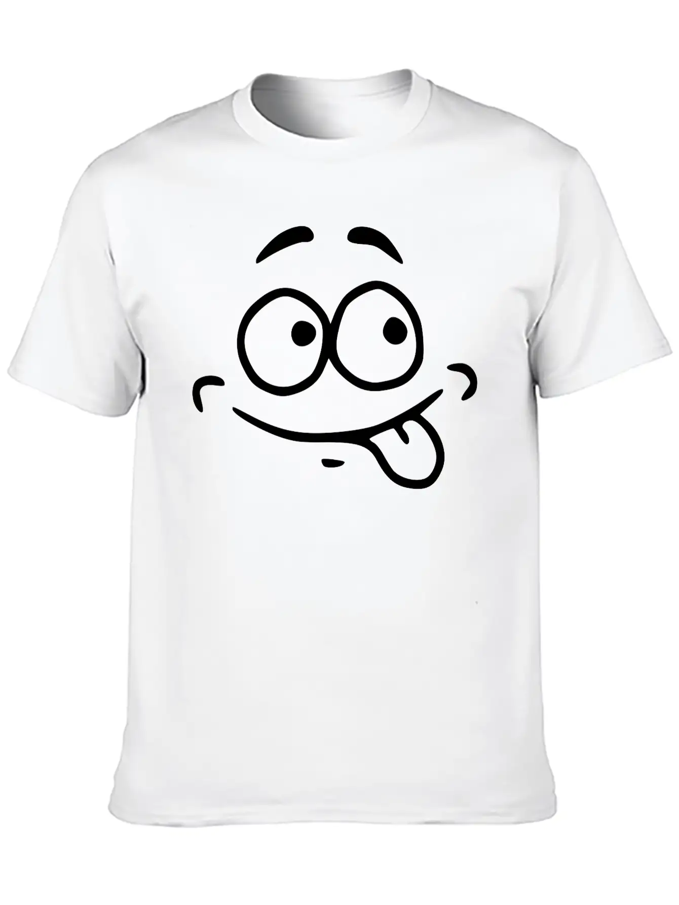 Emojis Sketch Hungry Hunger Essential Unisex Summer Tee – Soft Cotton Casual Fit