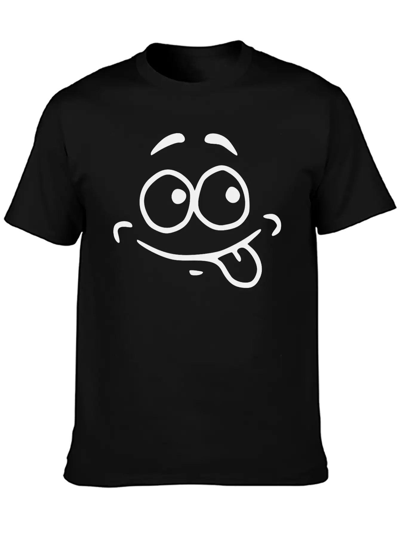 Emojis Sketch Hungry Hunger Essential Unisex Summer Tee – Soft Cotton Casual Fit