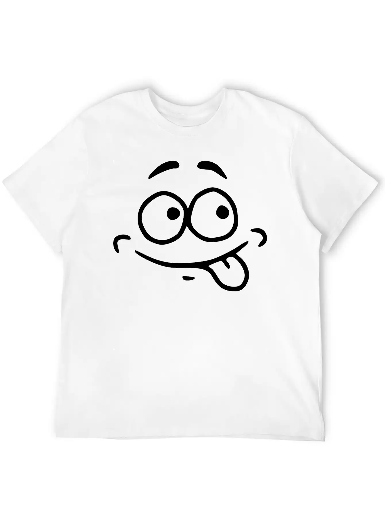 Emojis Sketch Hungry Hunger Essential Unisex Summer Tee – Soft Cotton Casual Fit