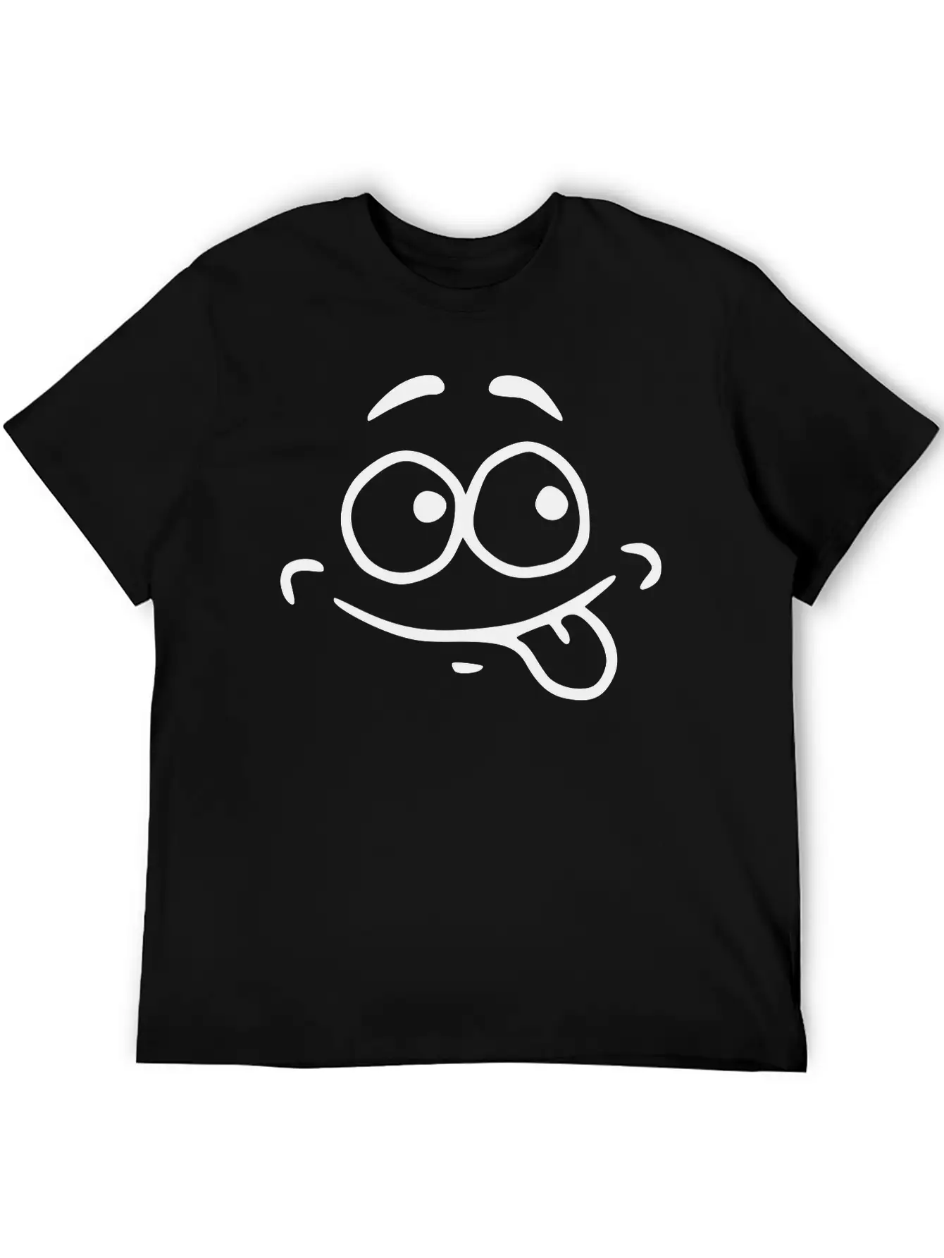 Emojis Sketch Hungry Hunger Essential Unisex Summer Tee – Soft Cotton Casual Fit