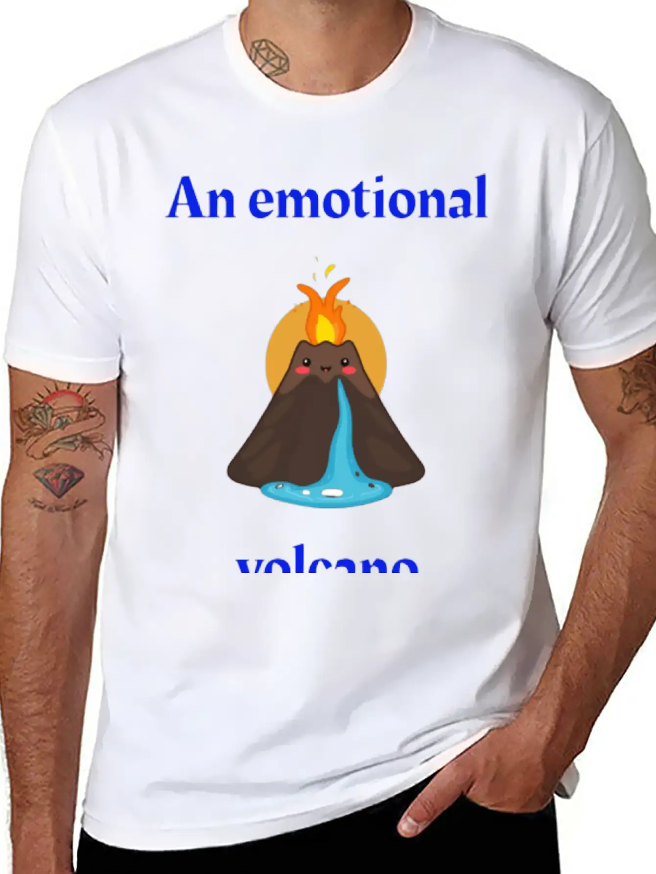 Emotional Volcano Timeless Short Sleeve Tee – Comfy And Minimalist Design