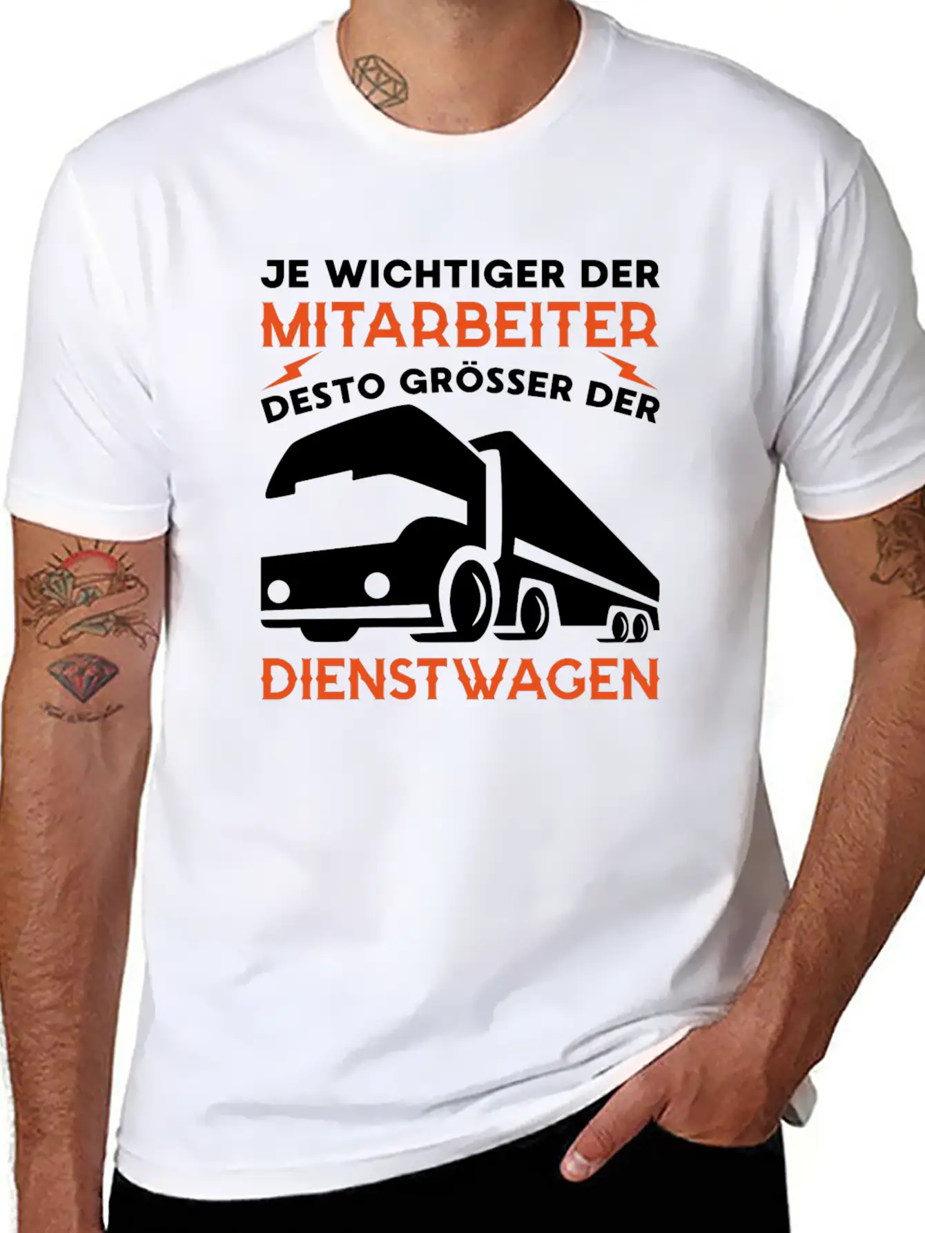 Employee Truck Driver Gift Timeless Short Sleeve Tee – Comfy And Minimalist Design
