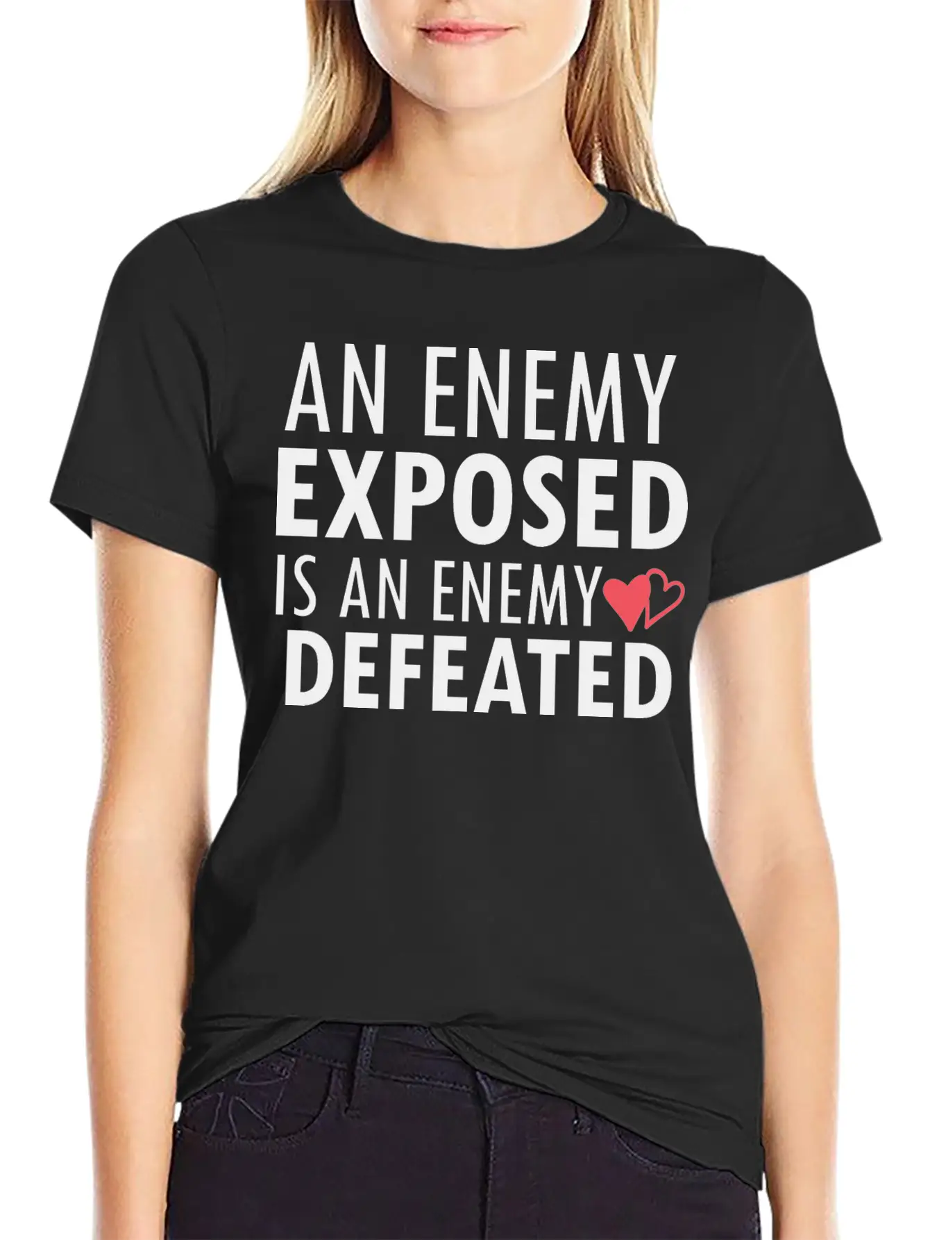 Enemy Defeat Gift Basic Graphic T-Shirt – Daily Comfort In Soft Cotton
