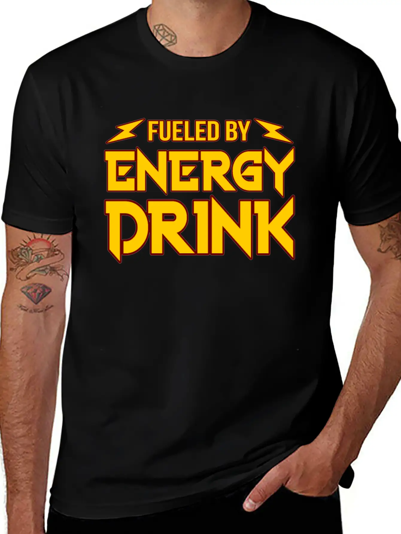 Energy Drink Comfortable Minimalist Graphic Tee – Summer Style Essential