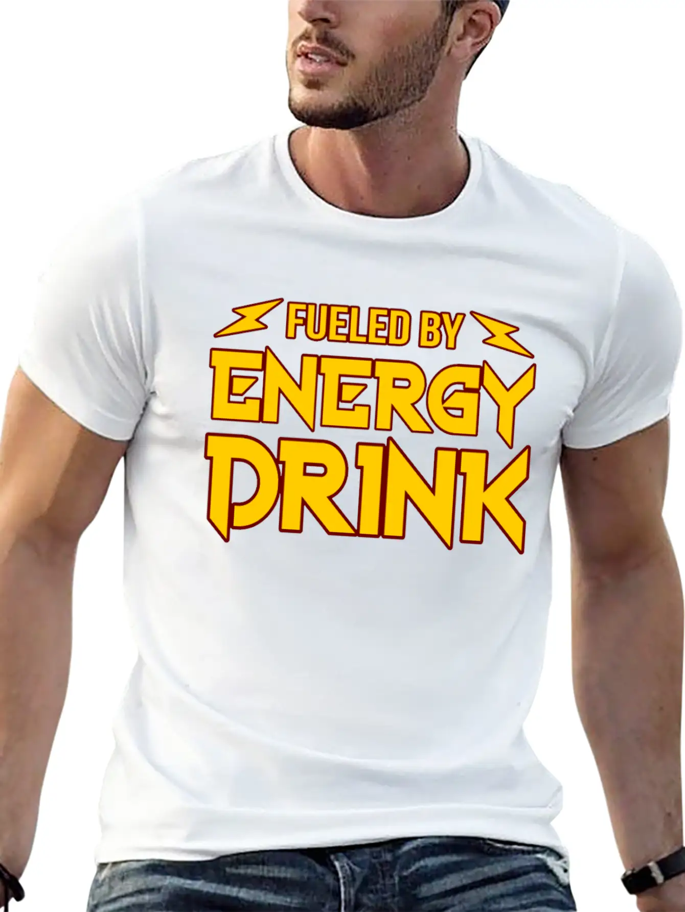 Energy Drink Comfortable Minimalist Graphic Tee – Summer Style Essential