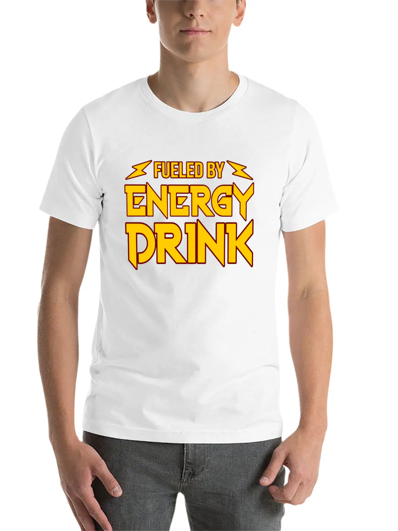 Energy Drink Comfortable Minimalist Graphic Tee – Summer Style Essential