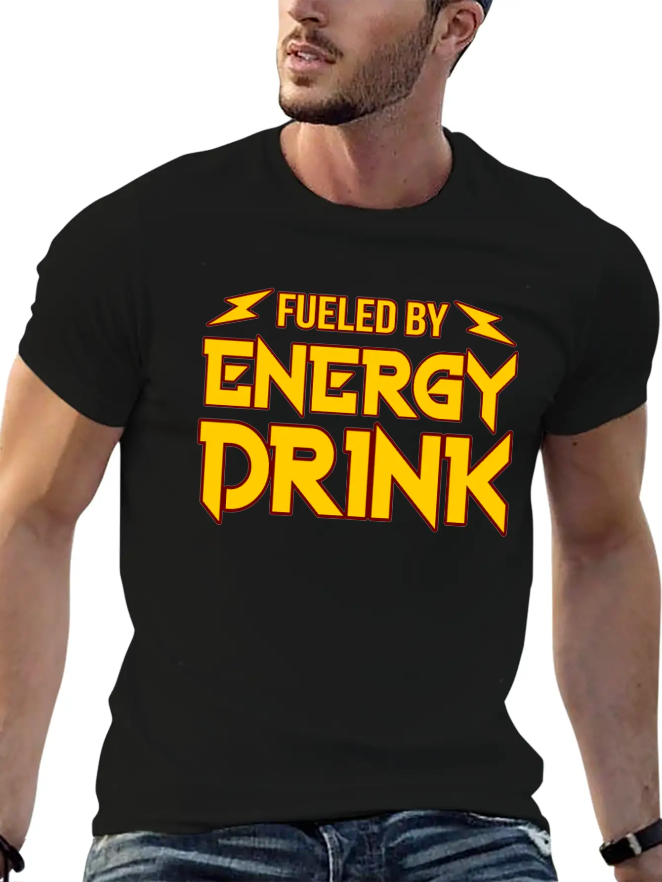 Energy Drink Comfortable Minimalist Graphic Tee – Summer Style Essential