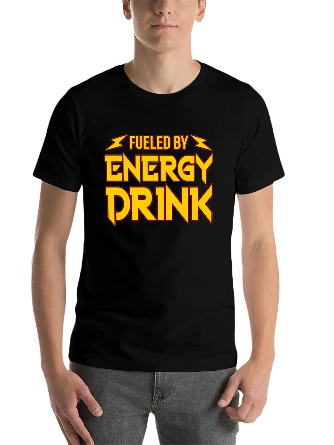Energy Drink Comfortable Minimalist Graphic Tee – Summer Style Essential