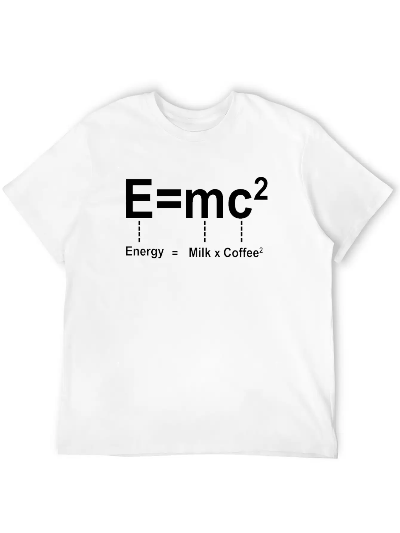 Energy Milk Coffee T-Shirt Comfortable Minimalist Graphic Tee – Summer Style Essential