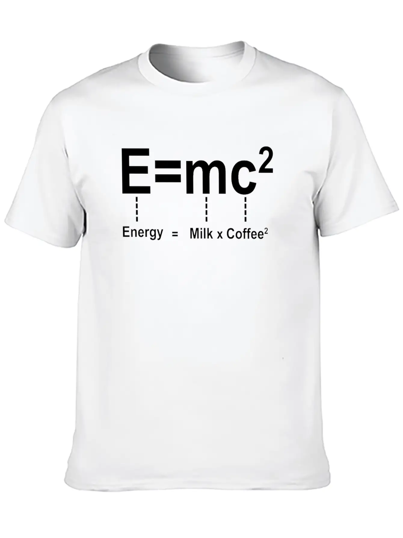 Energy Milk Coffee T-Shirt Comfortable Minimalist Graphic Tee – Summer Style Essential