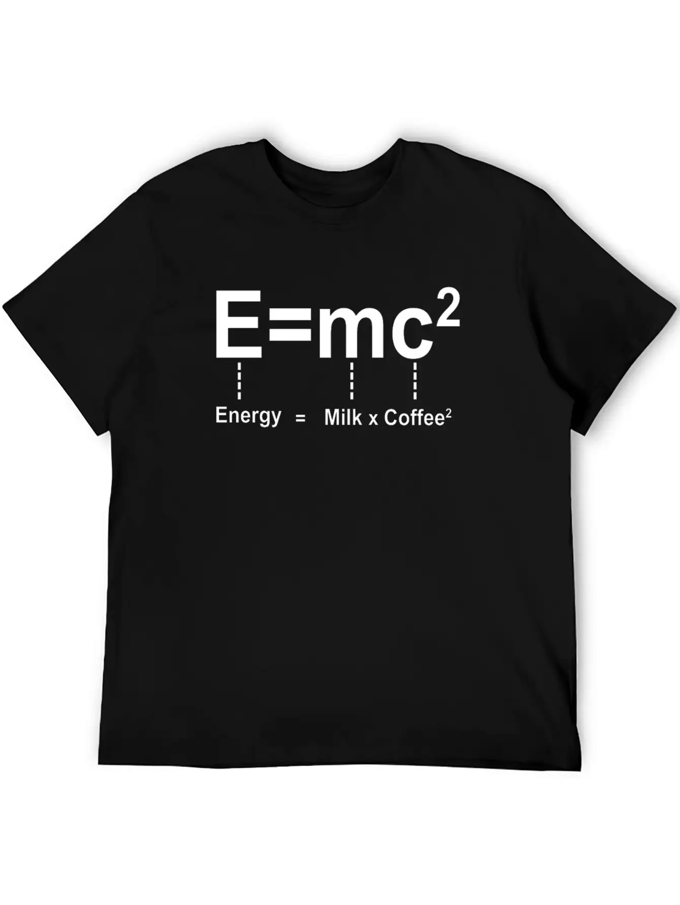 Energy Milk Coffee T-Shirt Comfortable Minimalist Graphic Tee – Summer Style Essential