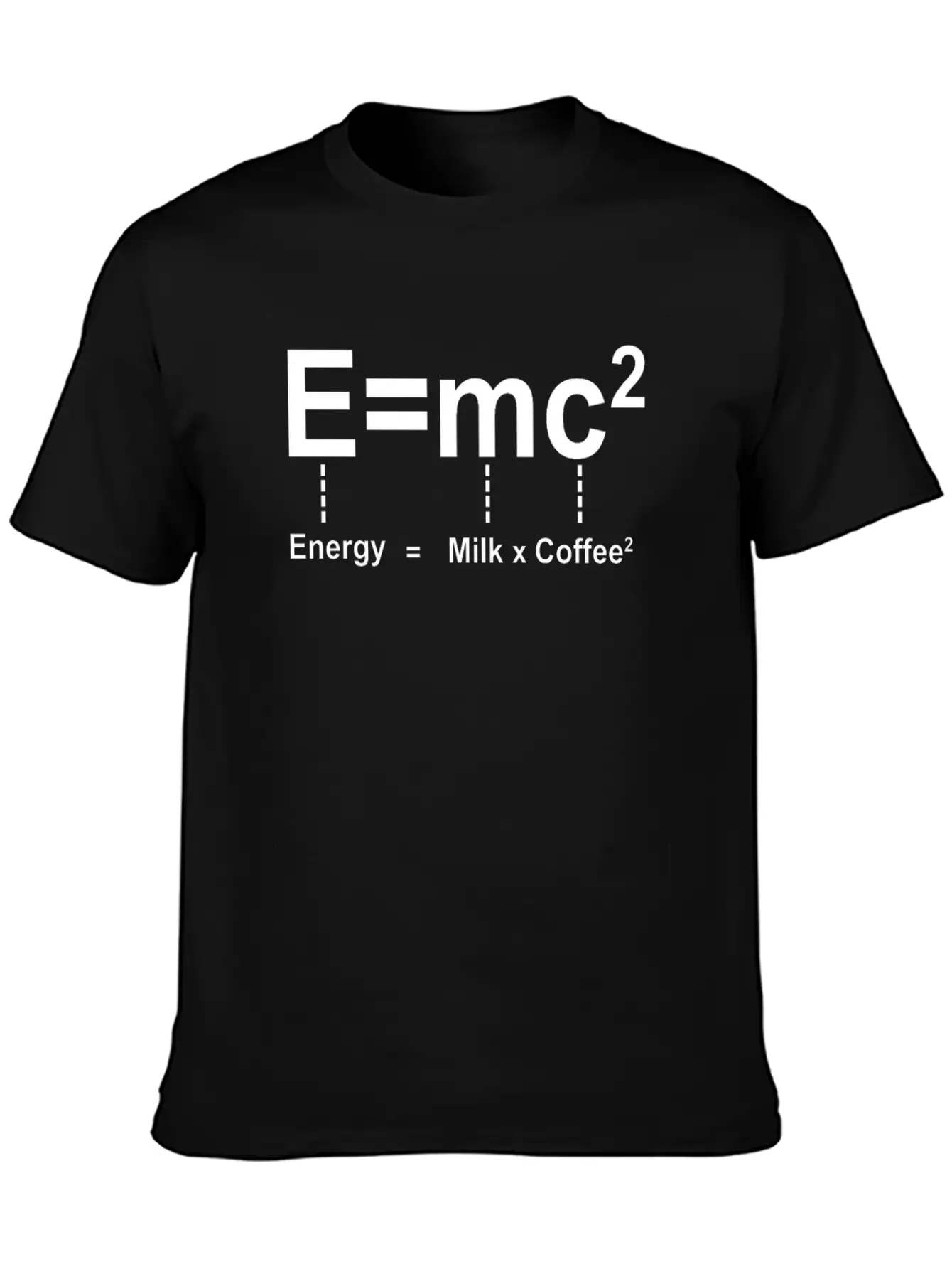 Energy Milk Coffee T-Shirt Comfortable Minimalist Graphic Tee – Summer Style Essential