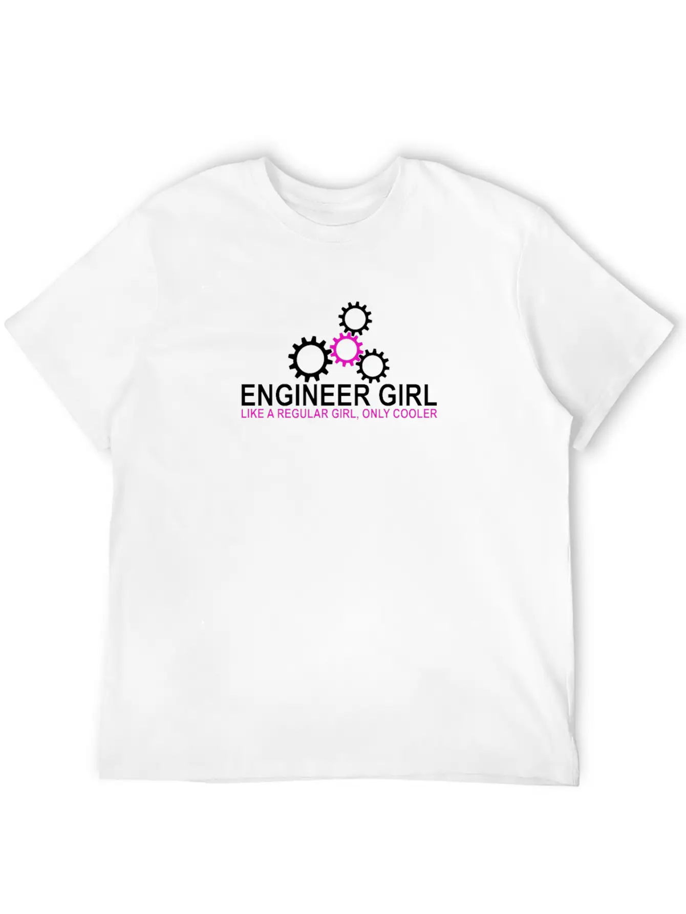 Engineer Girl Funny Cute Engineering STEM Gift For Stylish Everyday T-Shirt – Unisex Basic Cotton Tee