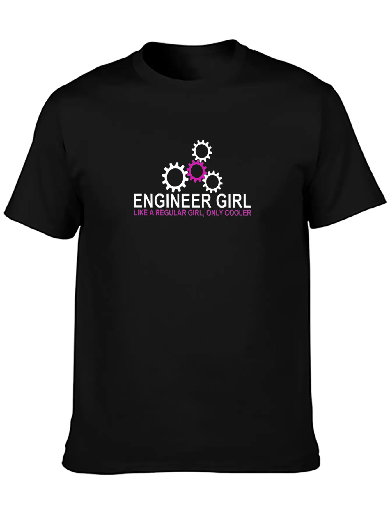 Engineer Girl Funny Cute Engineering STEM Gift For Stylish Everyday T-Shirt – Unisex Basic Cotton Tee