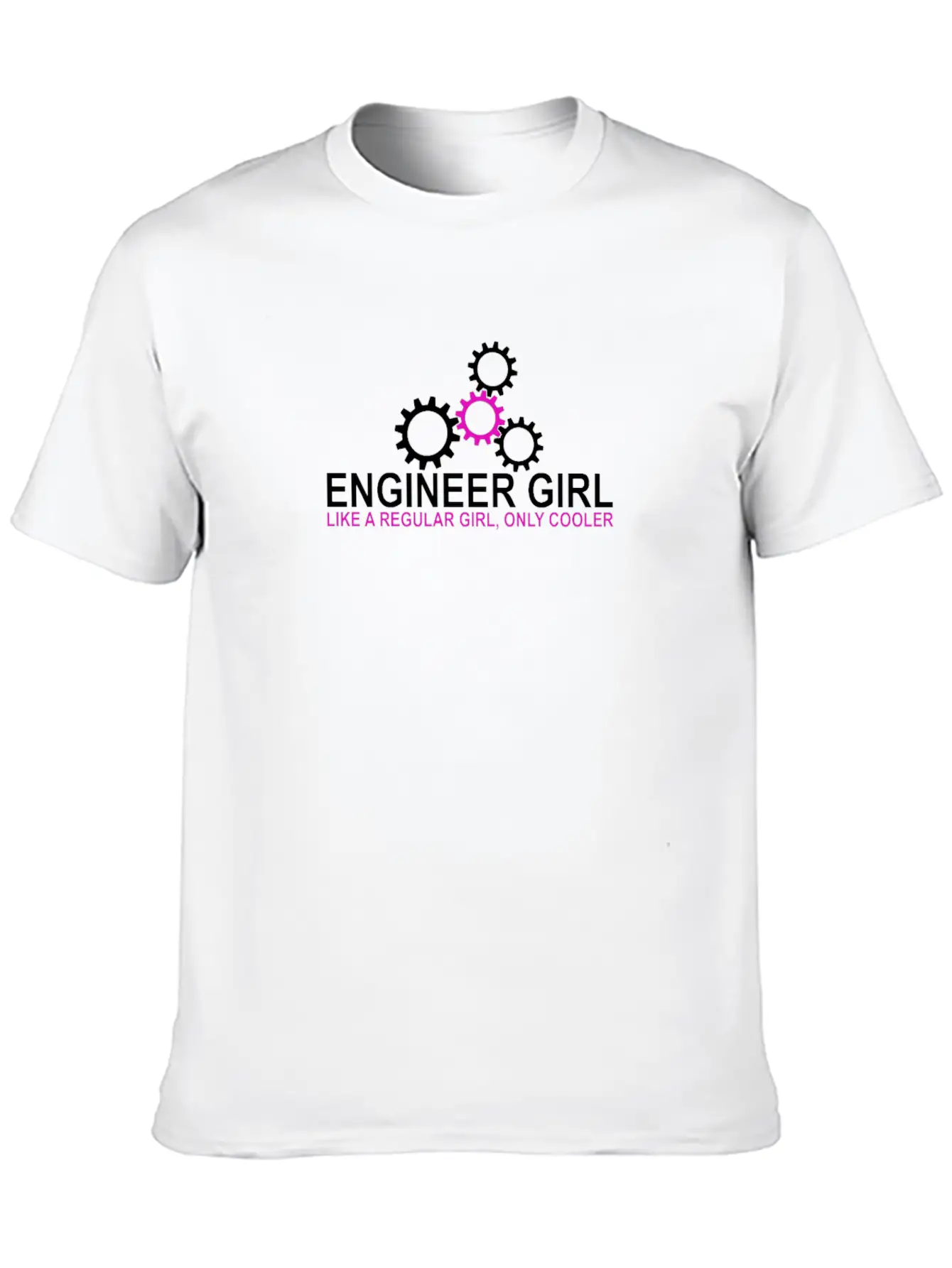 Engineer Girl Funny Cute Engineering STEM Gift For Stylish Everyday T-Shirt – Unisex Basic Cotton Tee