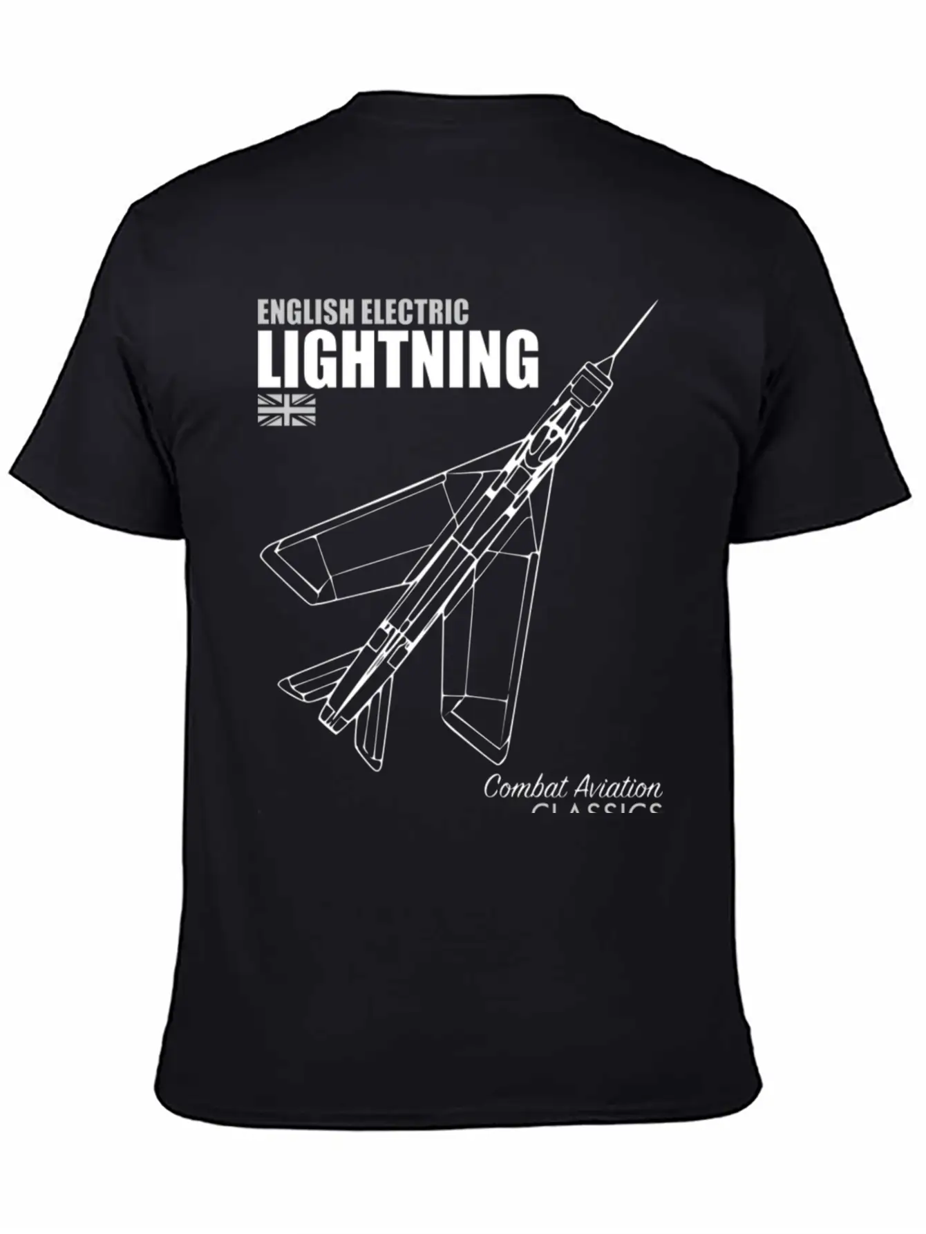 English Electric Lightning Hippie Stylish Everyday T-Shirt – Unisex Basic Cotton Tee