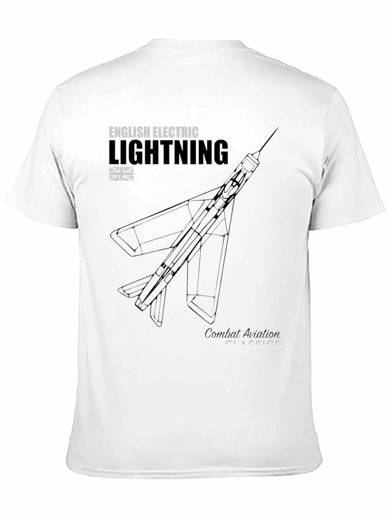 English Electric Lightning Hippie Stylish Everyday T-Shirt – Unisex Basic Cotton Tee