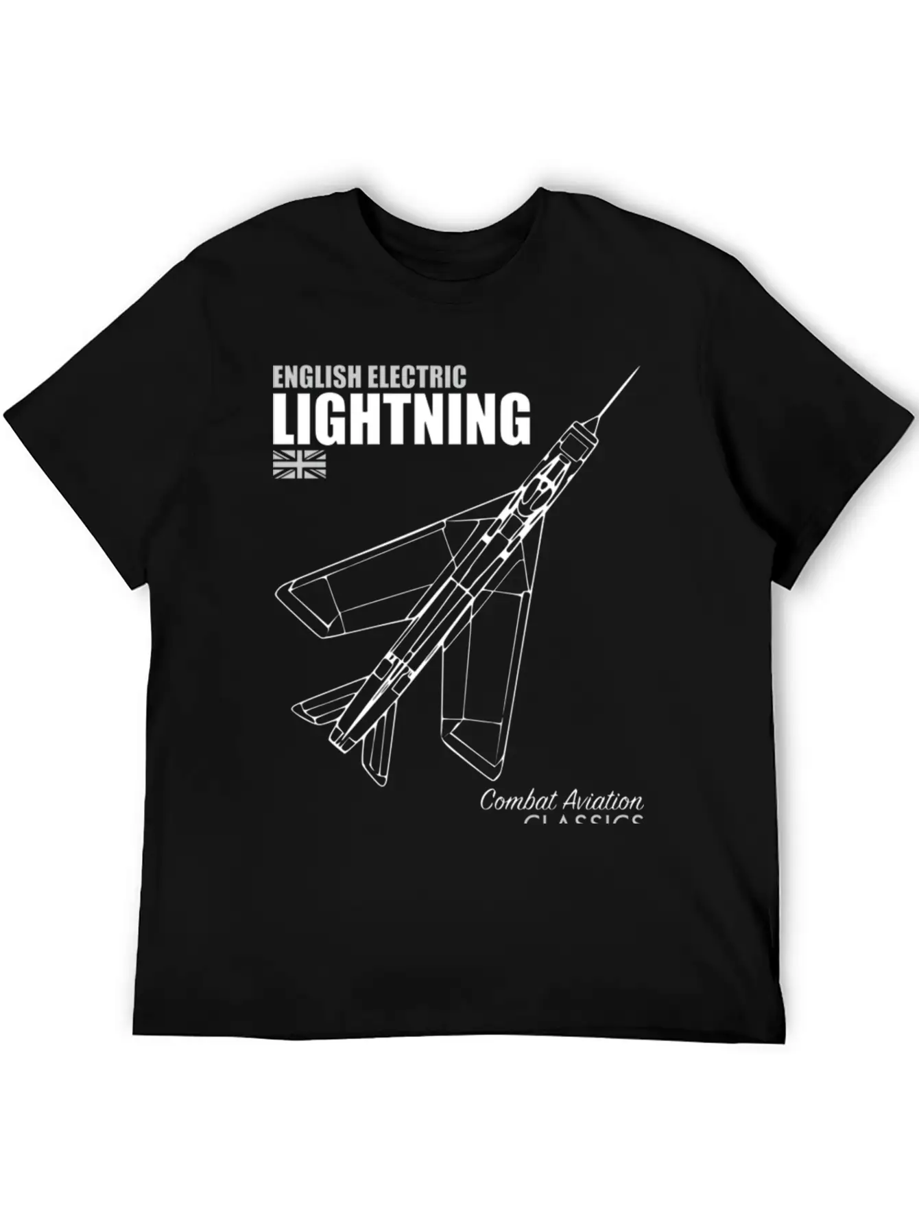 English Electric Lightning Hippie Stylish Everyday T-Shirt – Unisex Basic Cotton Tee