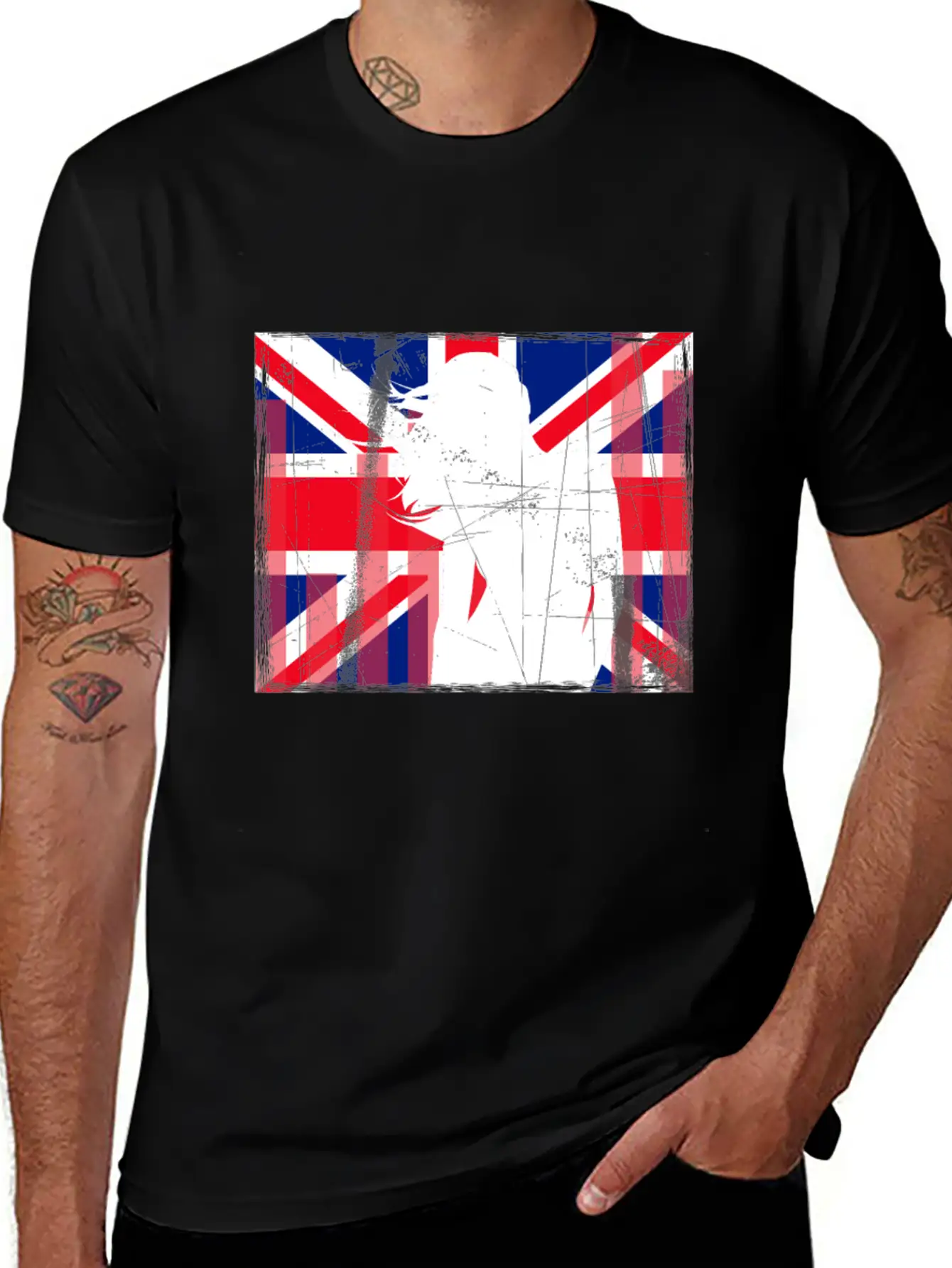 English Equalizer Flag Shirt Comfortable Minimalist Graphic Tee – Summer Style Essential
