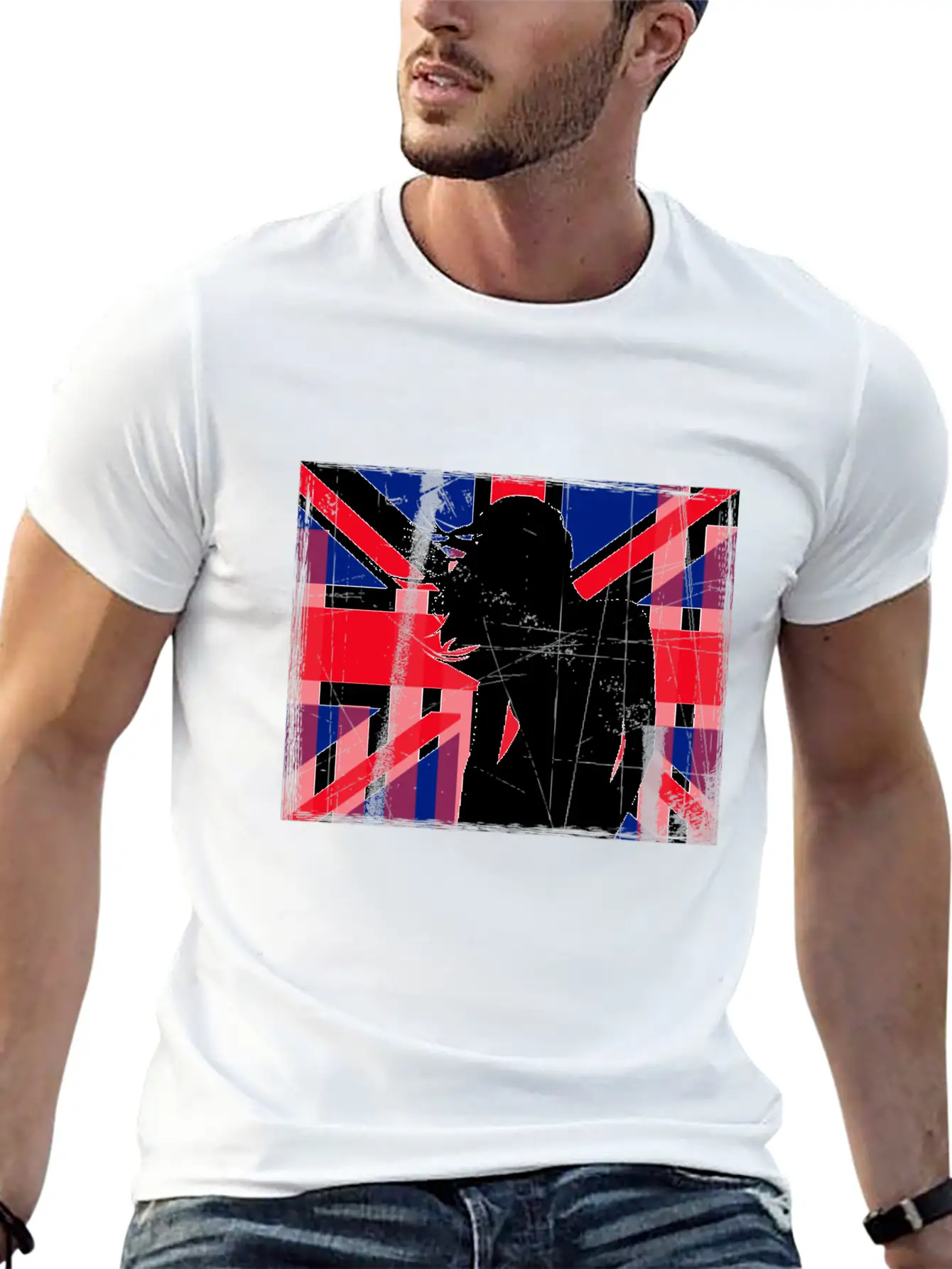 English Equalizer Flag Shirt Comfortable Minimalist Graphic Tee – Summer Style Essential