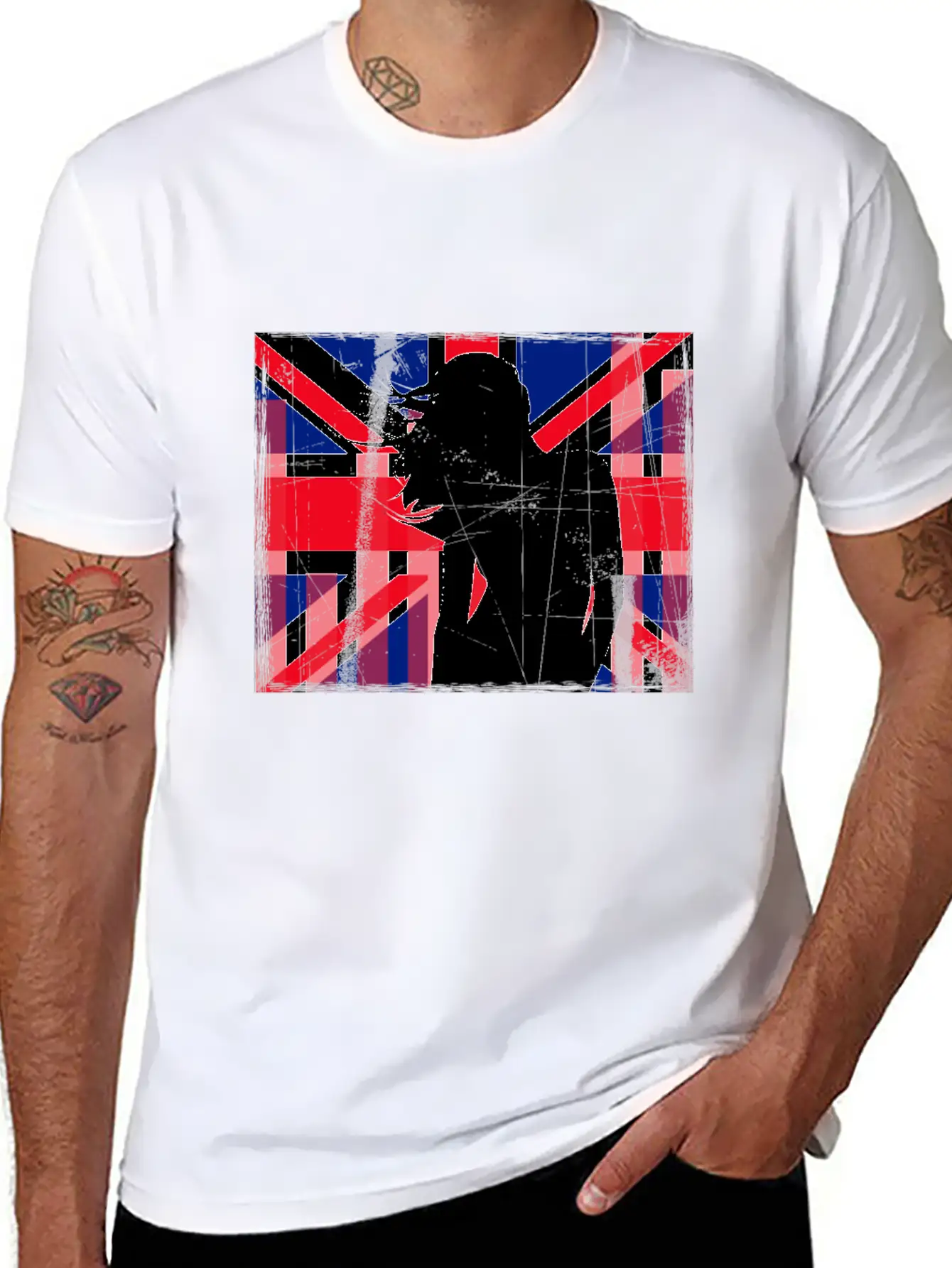 English Equalizer Flag Shirt Comfortable Minimalist Graphic Tee – Summer Style Essential