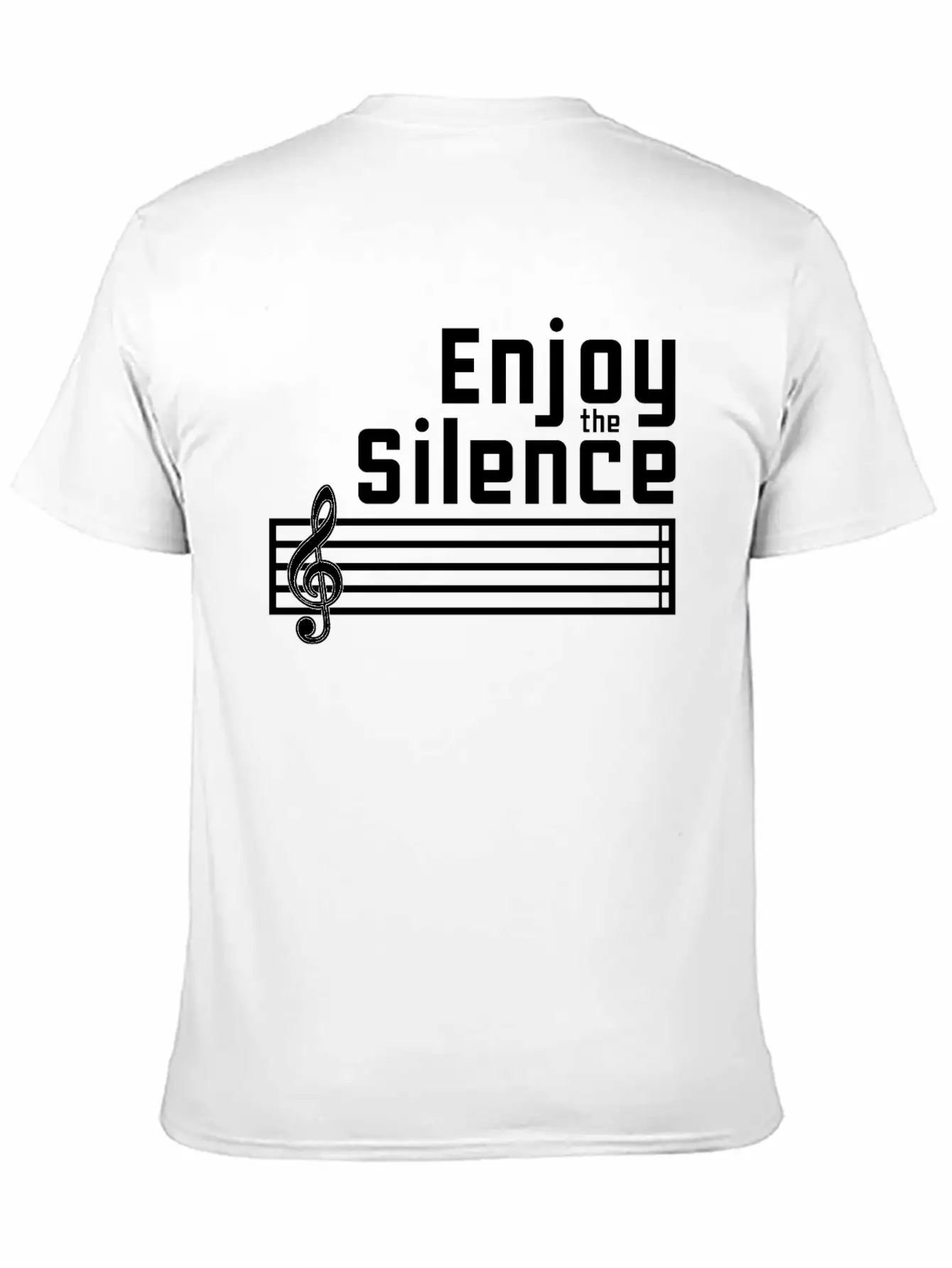 Enjoy The Silence Stylish Everyday T-Shirt – Unisex Basic Cotton Tee