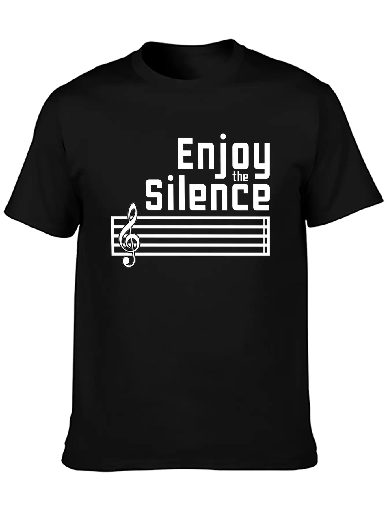 Enjoy The Silence Stylish Everyday T-Shirt – Unisex Basic Cotton Tee