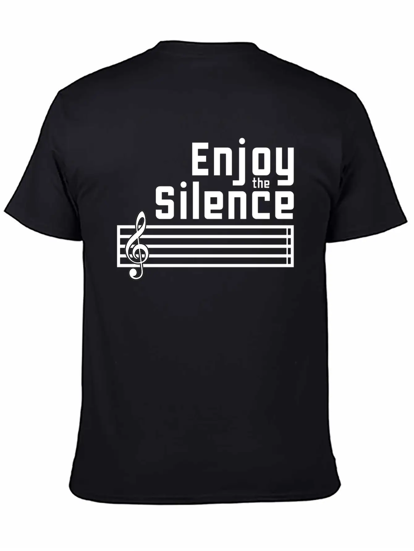 Enjoy The Silence Stylish Everyday T-Shirt – Unisex Basic Cotton Tee