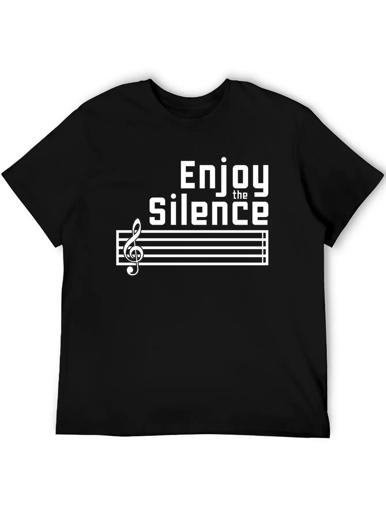 Enjoy The Silence Stylish Everyday T-Shirt – Unisex Basic Cotton Tee