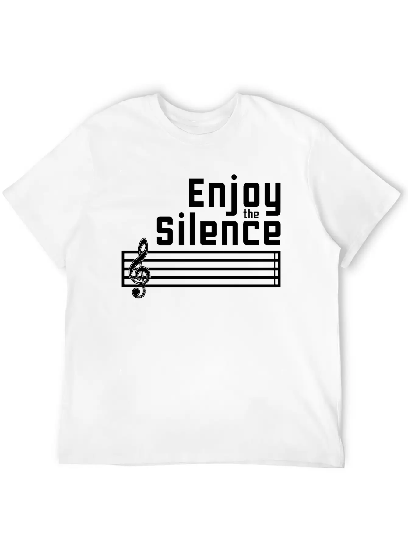 Enjoy The Silence Stylish Everyday T-Shirt – Unisex Basic Cotton Tee