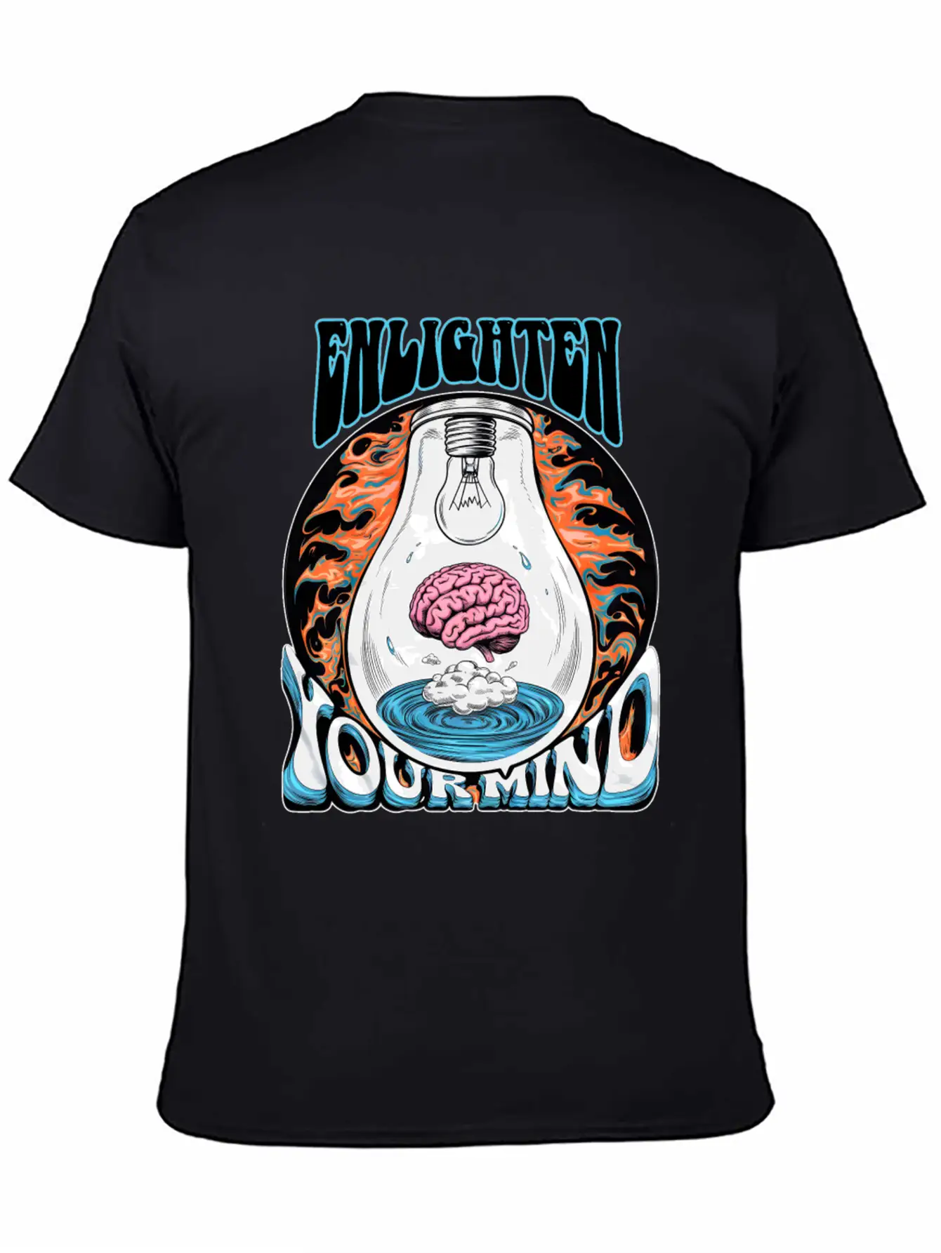 Enlighten Your Mind Basic Graphic T-Shirt – Daily Comfort In Soft Cotton