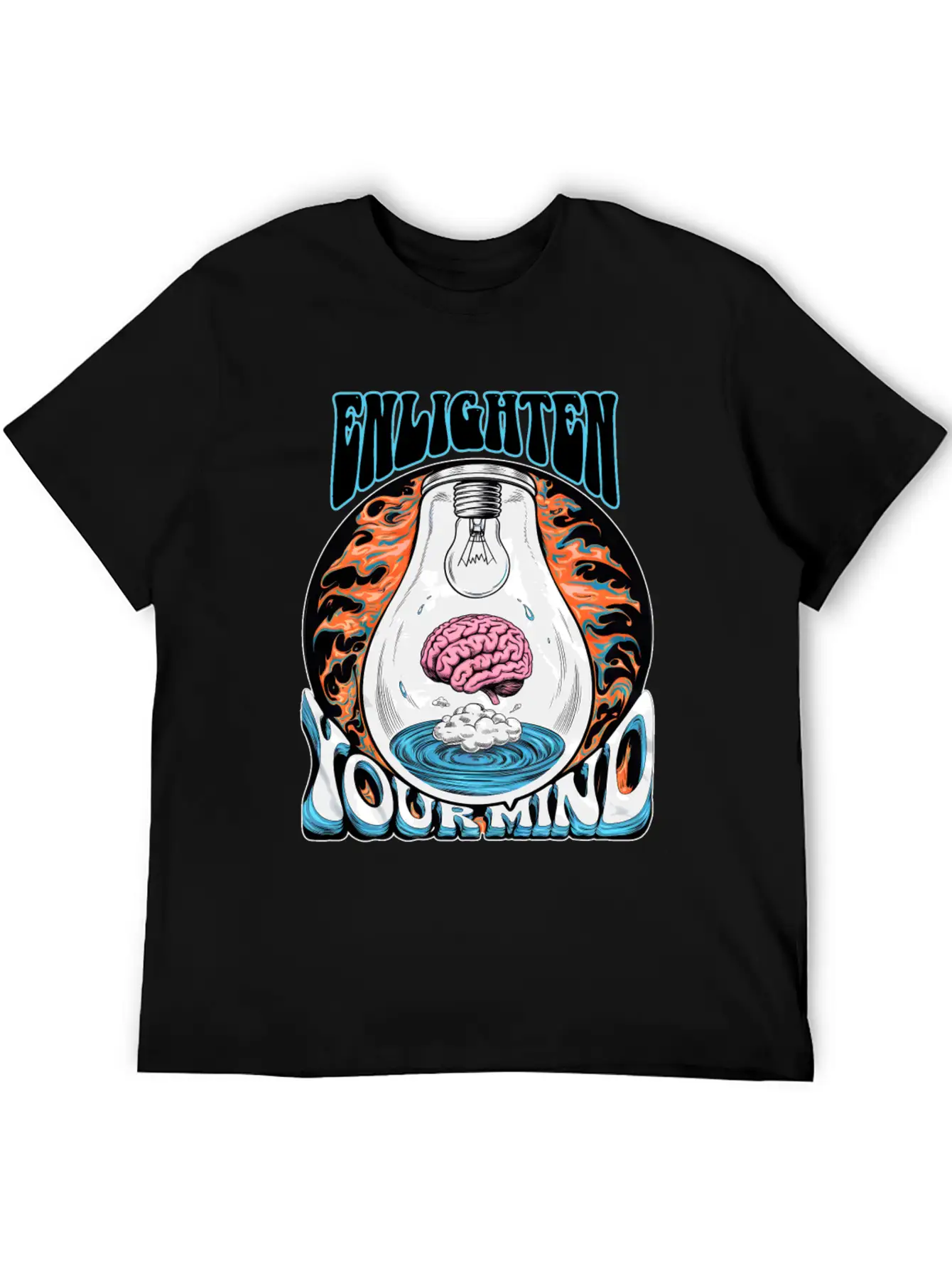 Enlighten Your Mind Basic Graphic T-Shirt – Daily Comfort In Soft Cotton