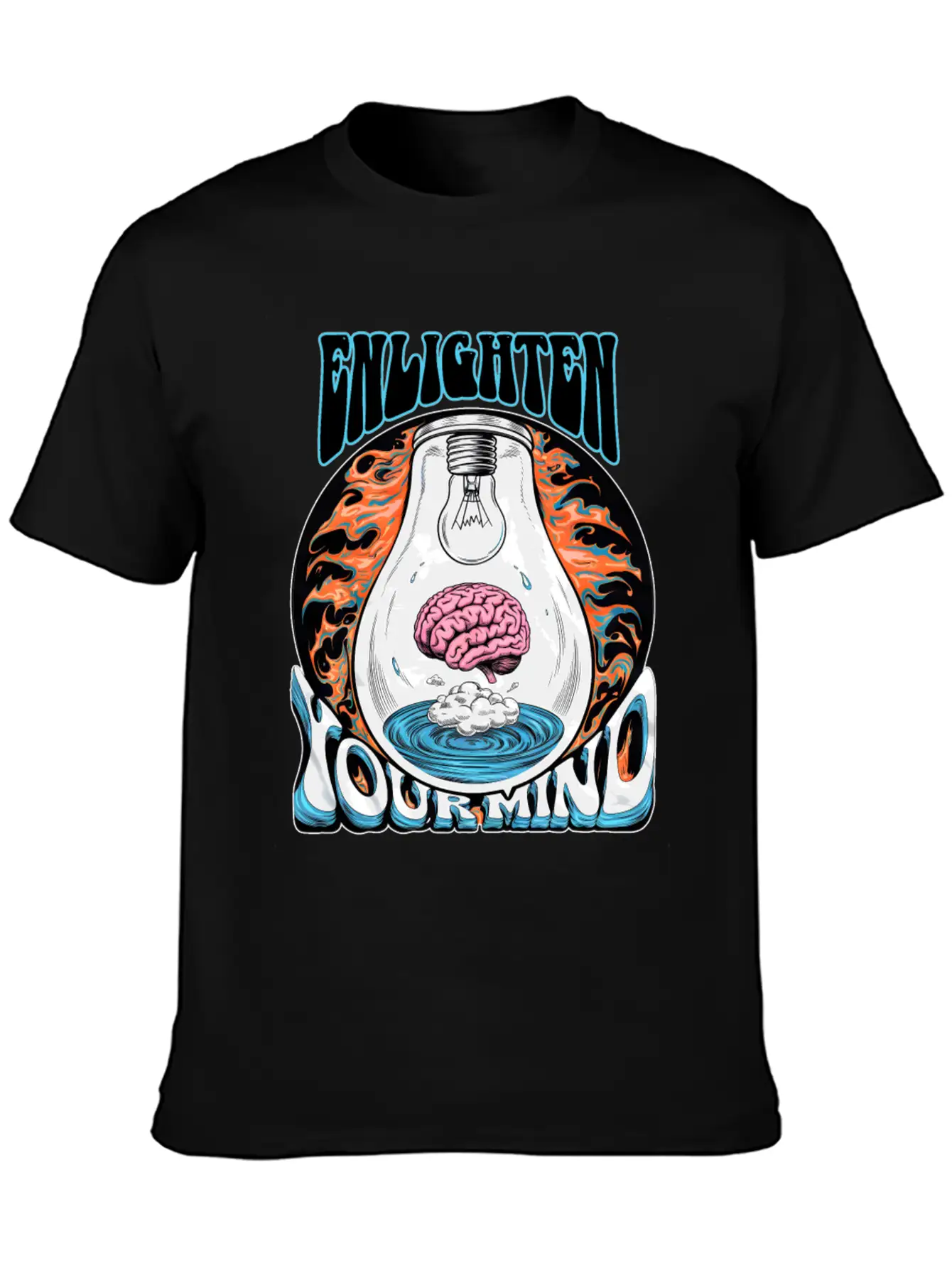 Enlighten Your Mind Basic Graphic T-Shirt – Daily Comfort In Soft Cotton