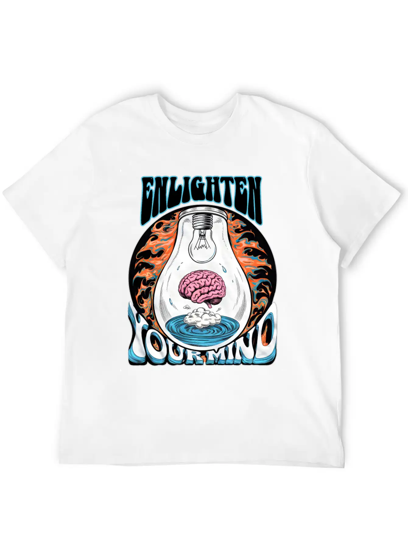 Enlighten Your Mind Basic Graphic T-Shirt – Daily Comfort In Soft Cotton
