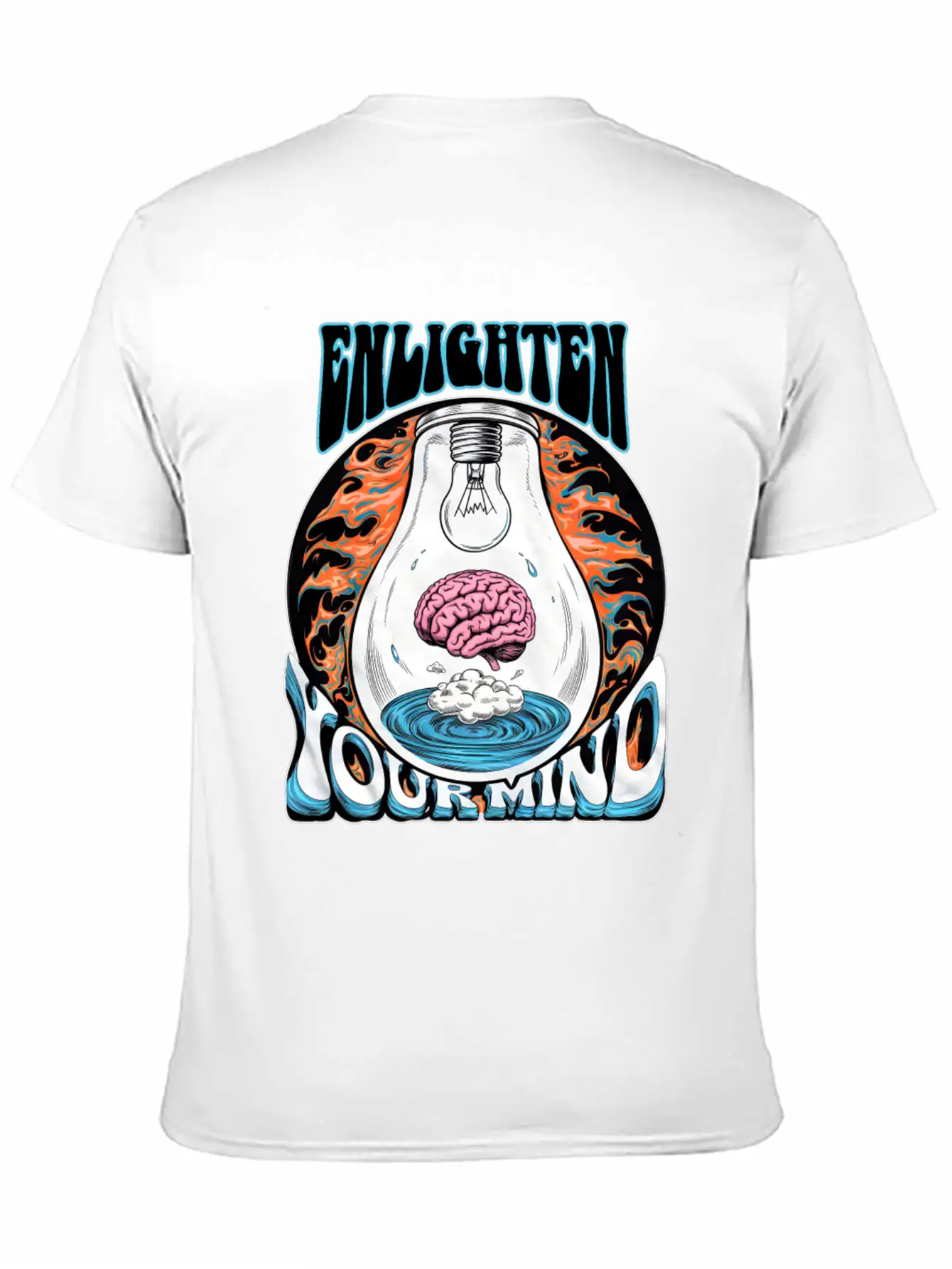 Enlighten Your Mind Basic Graphic T-Shirt – Daily Comfort In Soft Cotton