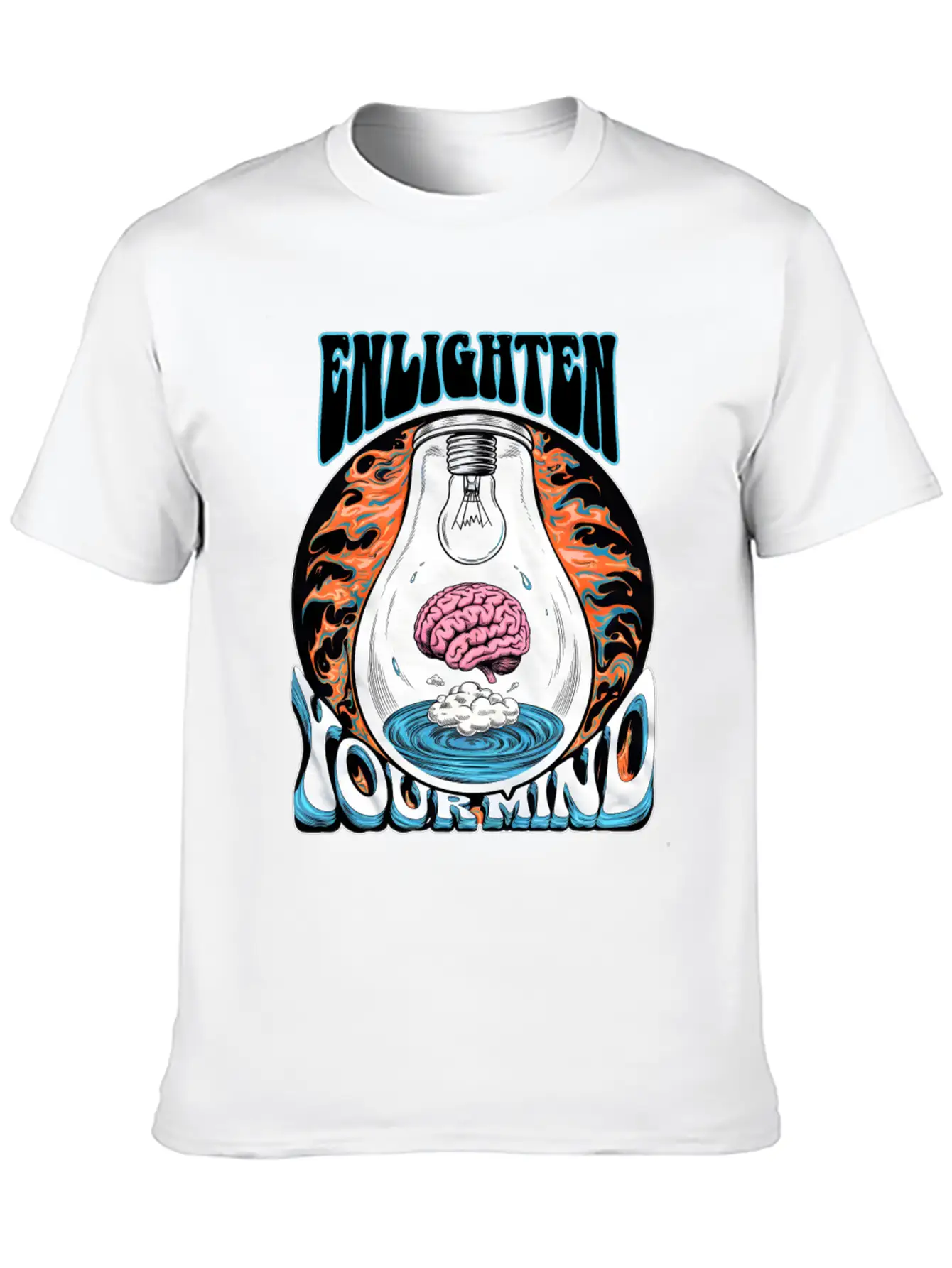 Enlighten Your Mind Basic Graphic T-Shirt – Daily Comfort In Soft Cotton