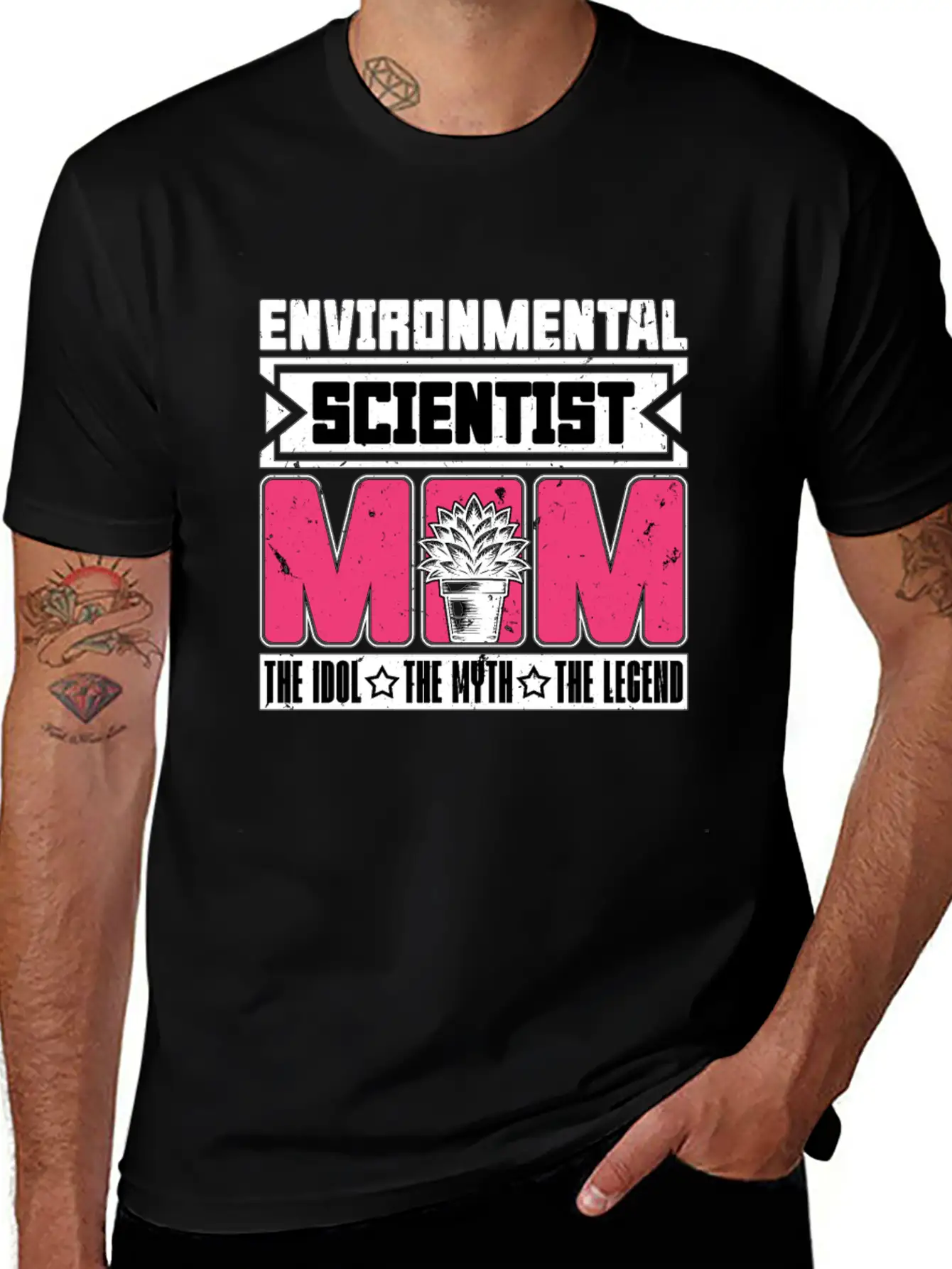 Environmental Scientist Mom The Soil Scientist Stylish Everyday T-Shirt – Unisex Basic Cotton Tee