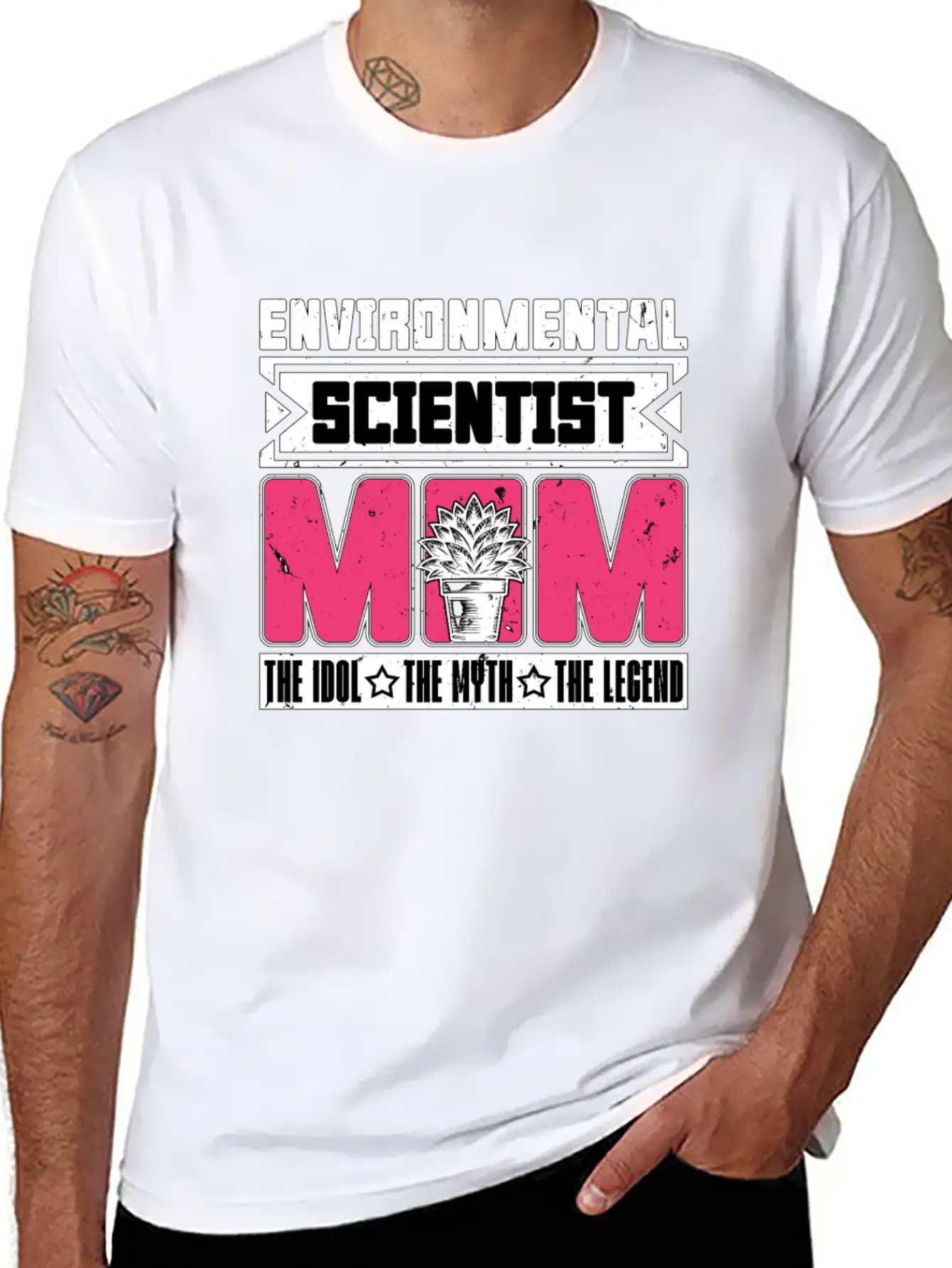 Environmental Scientist Mom The Soil Scientist Stylish Everyday T-Shirt – Unisex Basic Cotton Tee