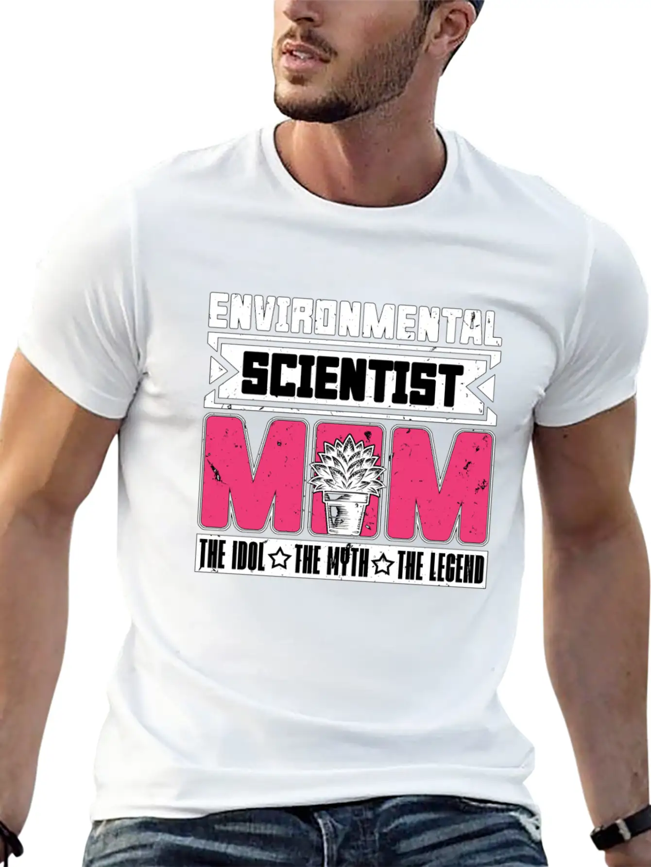 Environmental Scientist Mom The Soil Scientist Stylish Everyday T-Shirt – Unisex Basic Cotton Tee